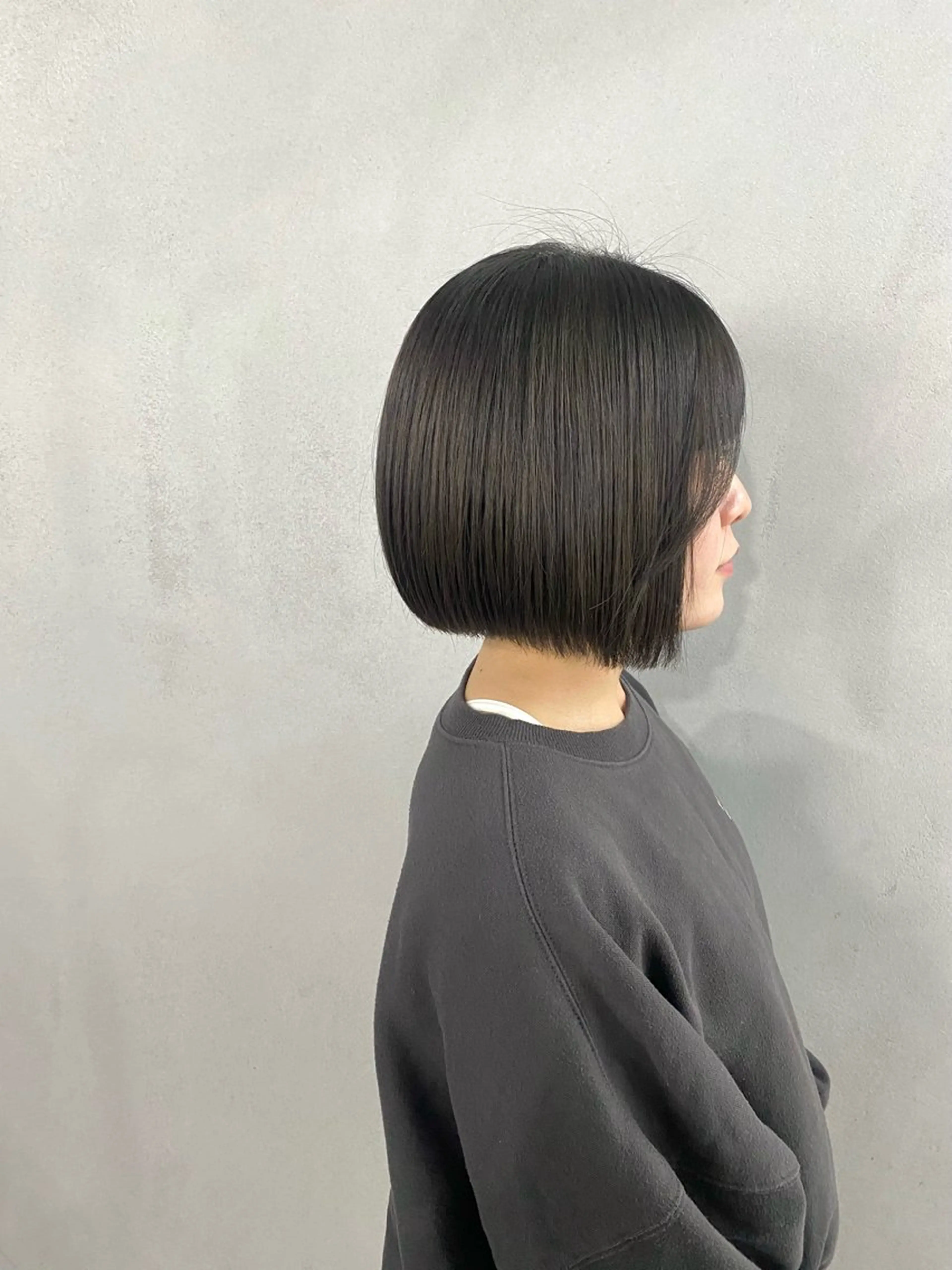 ショート ヘアアレンジ 前下がりボブ ボブ カット トリートメント #ボブ #ウルフ #tag佐藤璃美のヘアスタイル