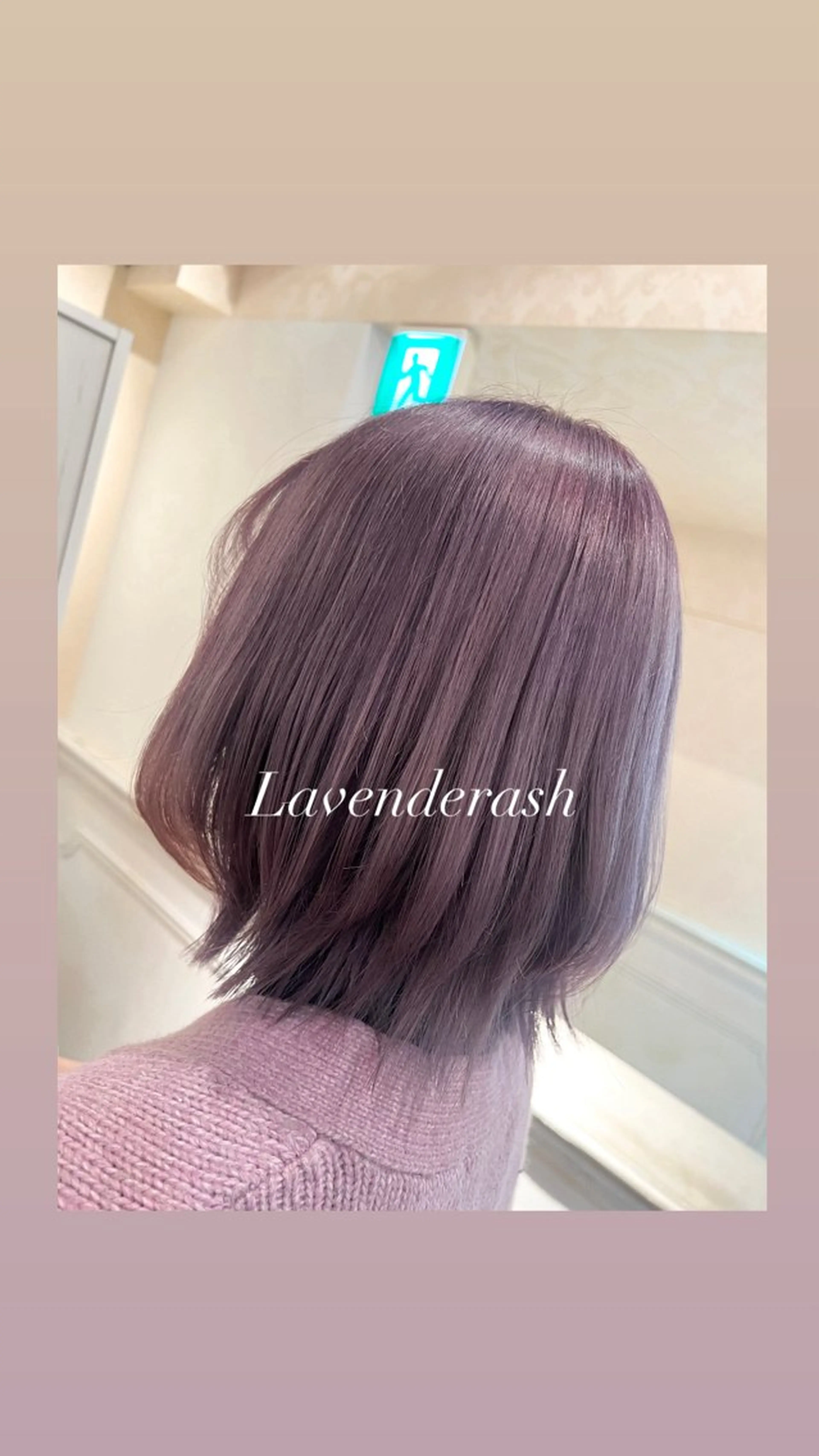 ショート カラー ブリーチ ラベンダーカラー レイヤーカット カット ヘアカラー 銀座/ダブルカラー/ レイヤーカット/高梨のヘアスタイル