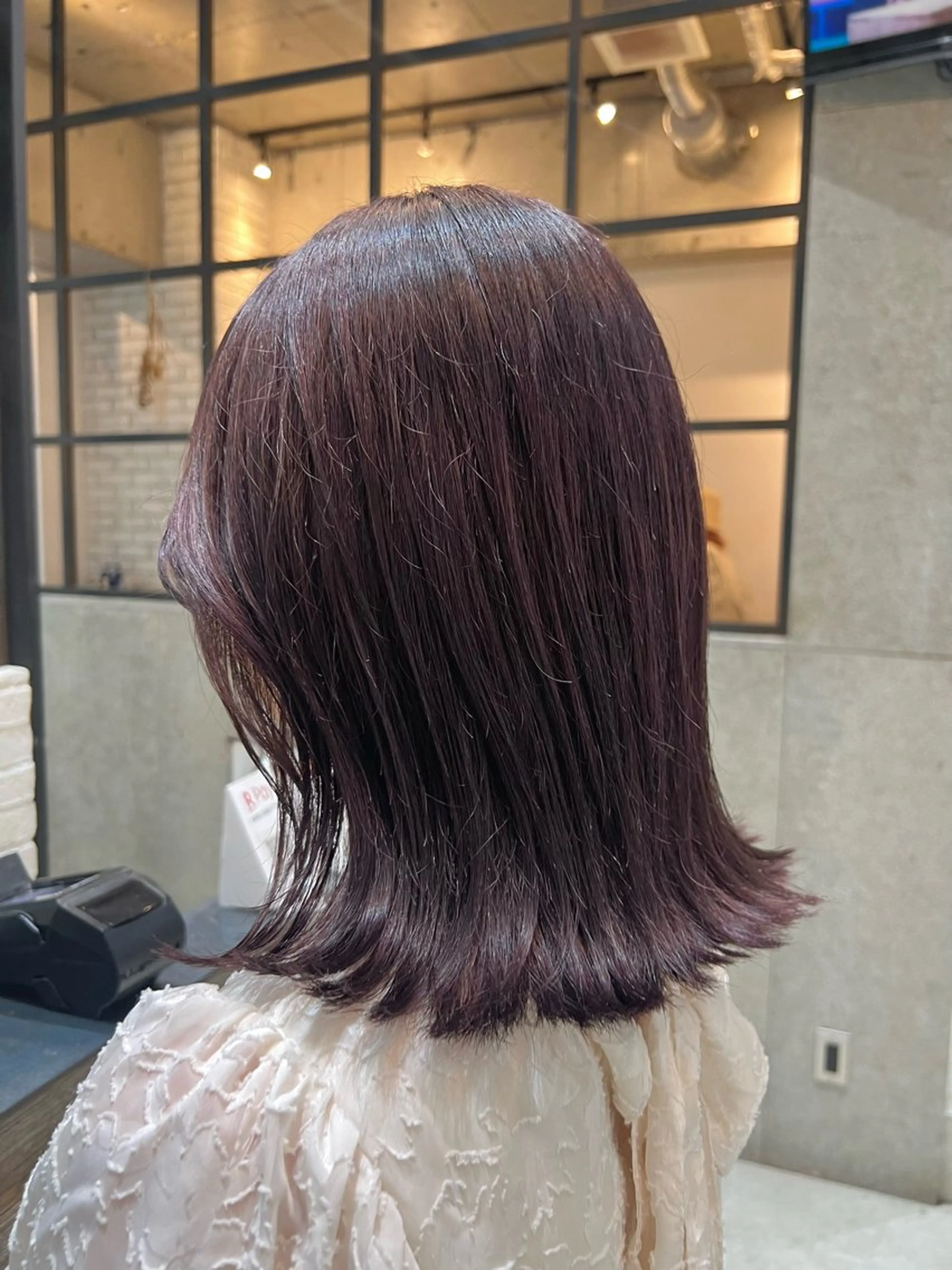 ミディアム カラー アディクシーカラー ブリーチ ラベンダーカラー ヘアカラー トリートメント 🌿ニュアンスヘア 🌿福田沙也加のヘアスタイル