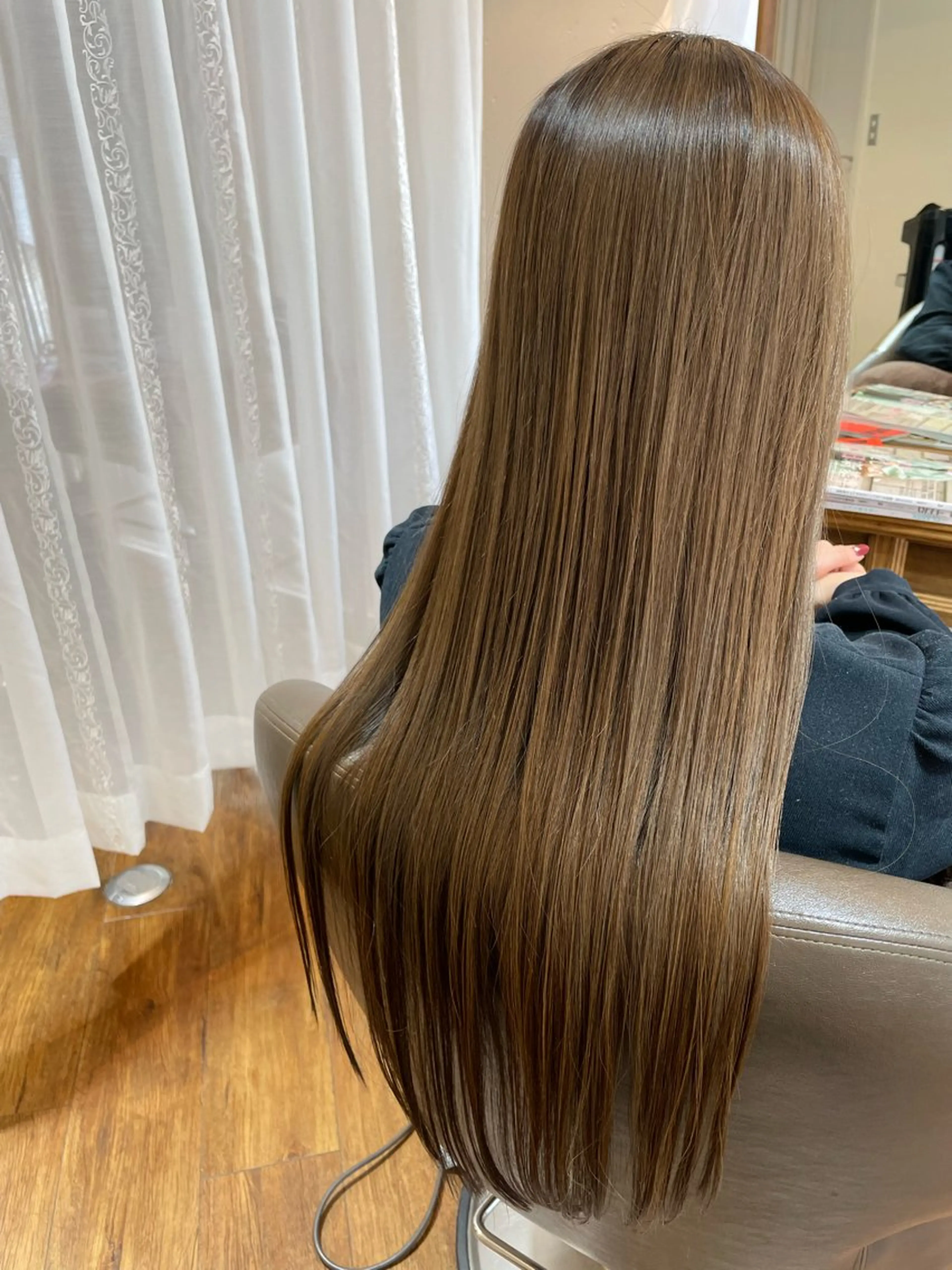ロング カラー カット ヘアカラー トリートメント 似合わせカット得意 仁井亮のヘアスタイル