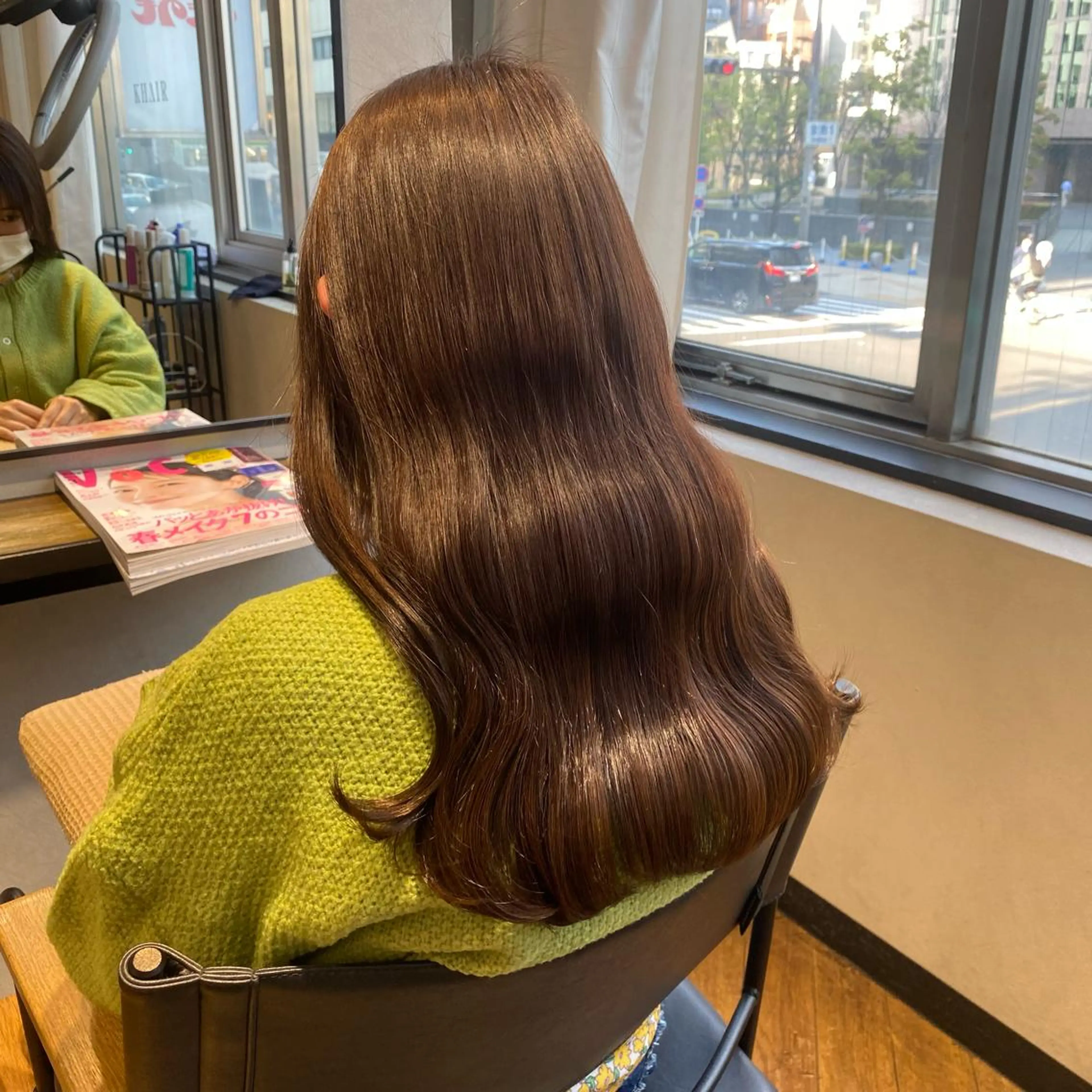 カラー ベージュカラー 金城 二千夏のヘアスタイル