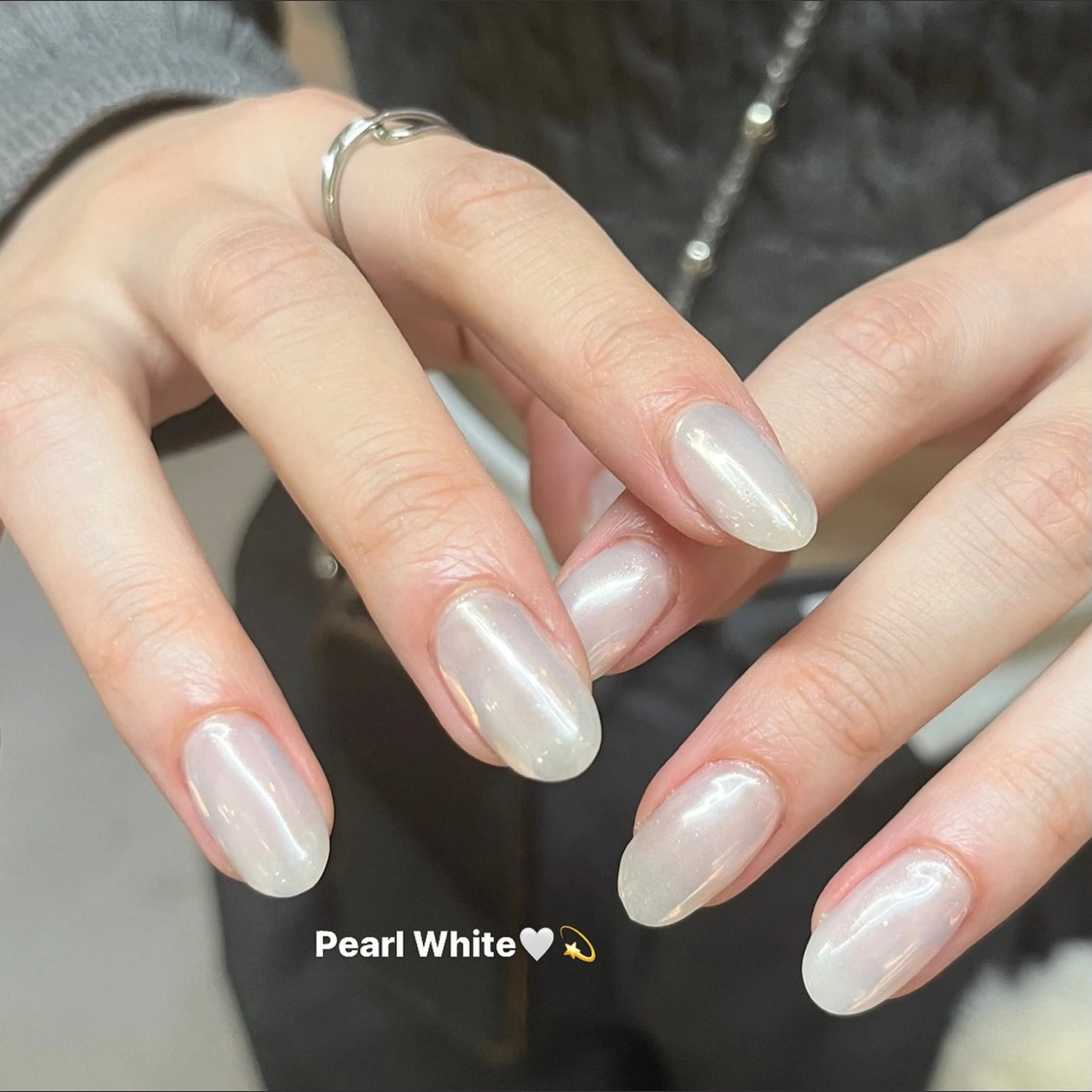 ネイル ワンカラーネイル ホワイト Ibuki 🎀仙台パルコ🎀のネイルデザイン