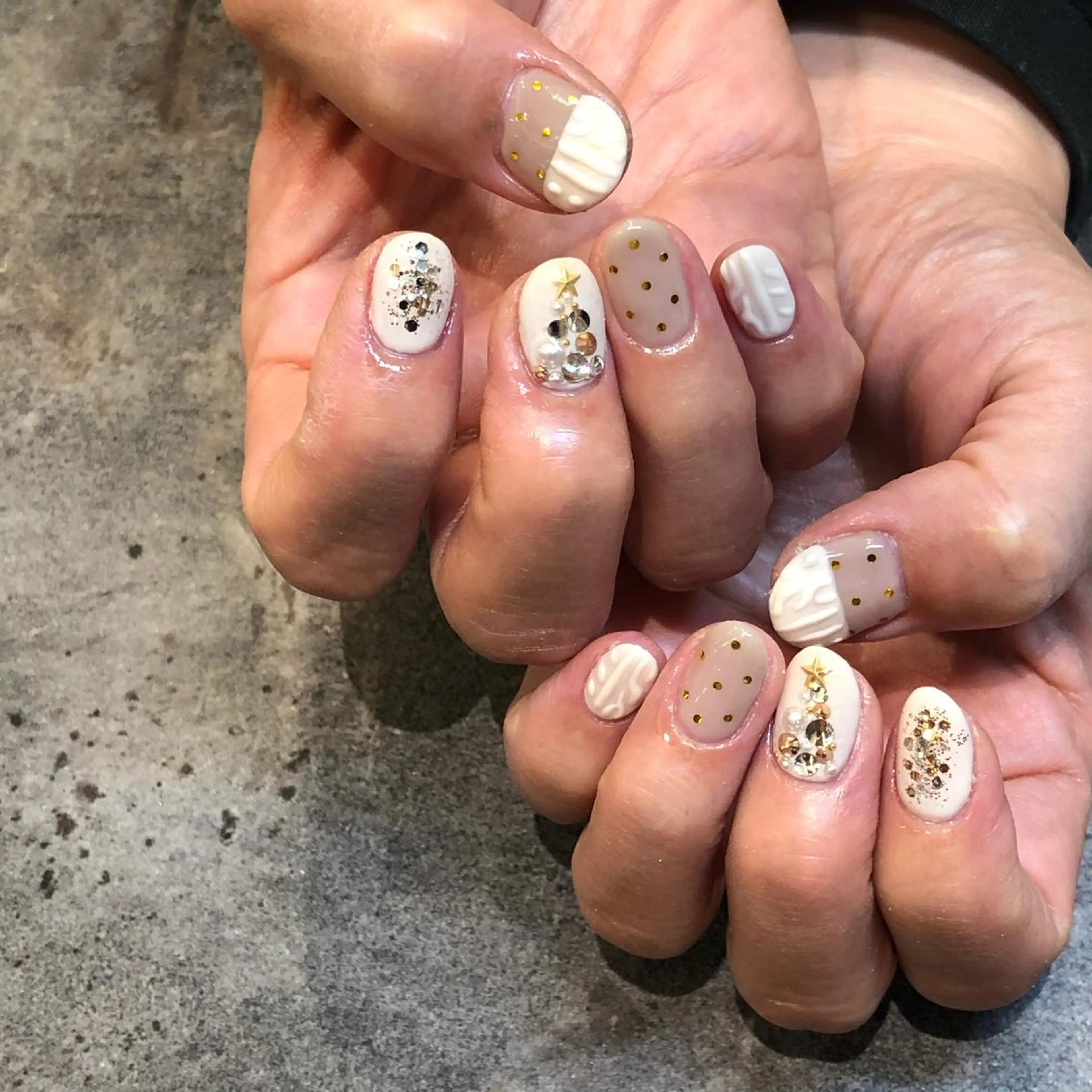 ネイル 冬ネイル クリスマス Can Nail 栄店 【キャンネイル】所属・後藤今日子 CANNAIL栄店のネイルデザイン