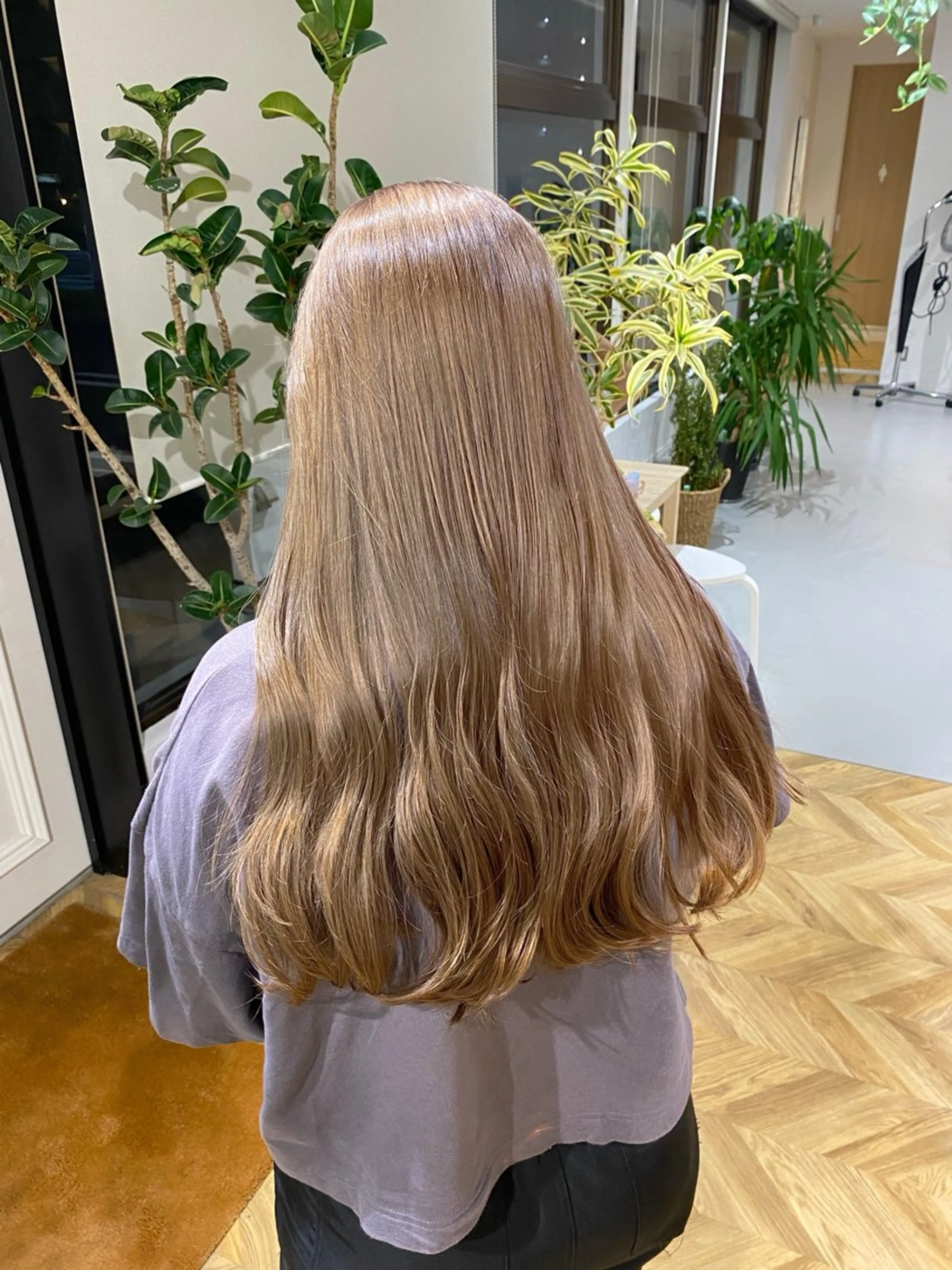 セミロング カラー ヘアカラー yate'/ Wカラー/小出捷也のヘアスタイル