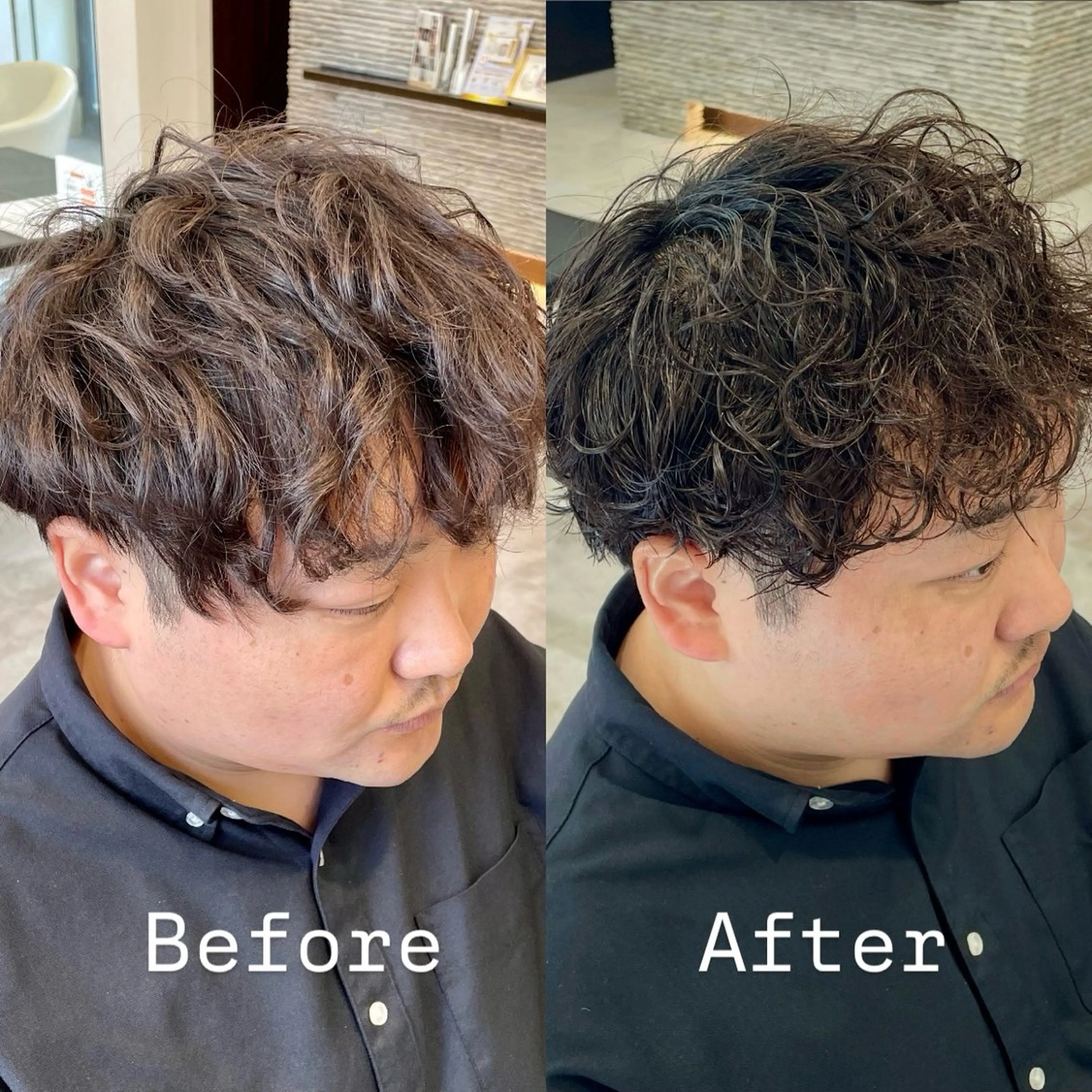 パーマ メンズ メンズパーマ スパイラルパーマ カット パーマ メンズ特化 / ツイスパ🔥高林拓斗のヘアスタイル