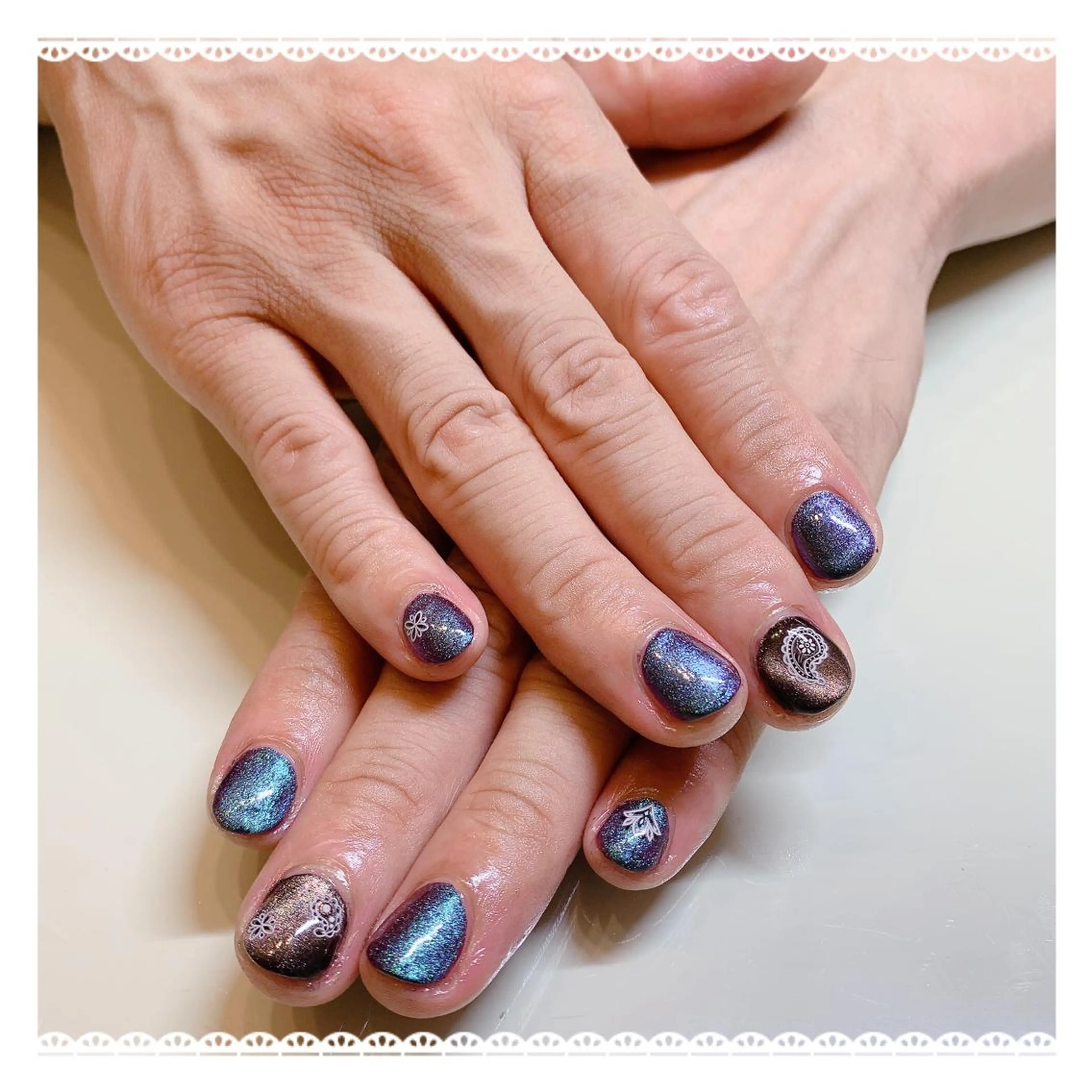 ネイル マグネットネイル ｔe_ nailのネイルデザイン