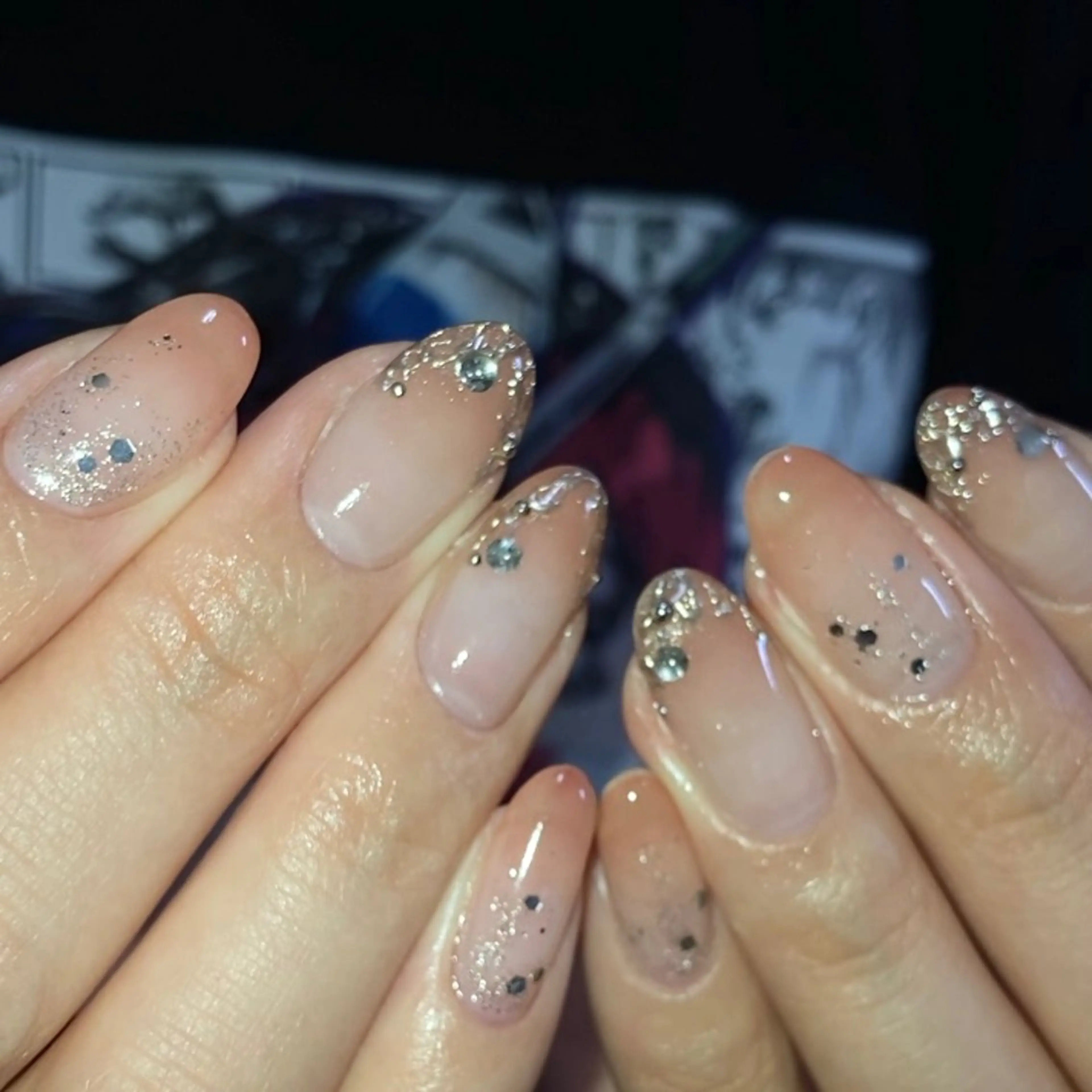 ネイル ハンドネイル フットネイル kana/モード ・グランジ⛓🎼のネイルデザイン