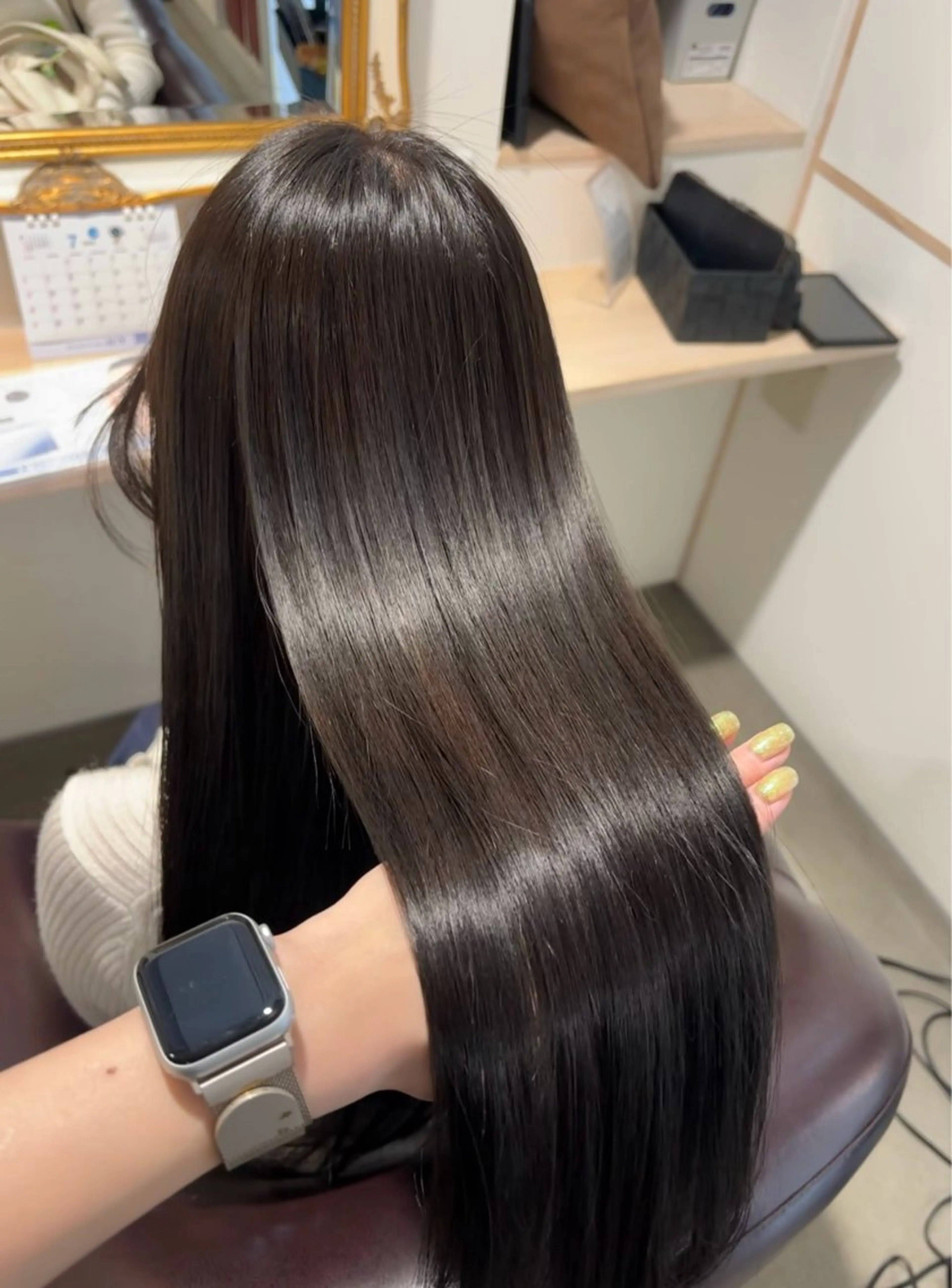 縮毛矯正講習モデル(カットなし)の写真