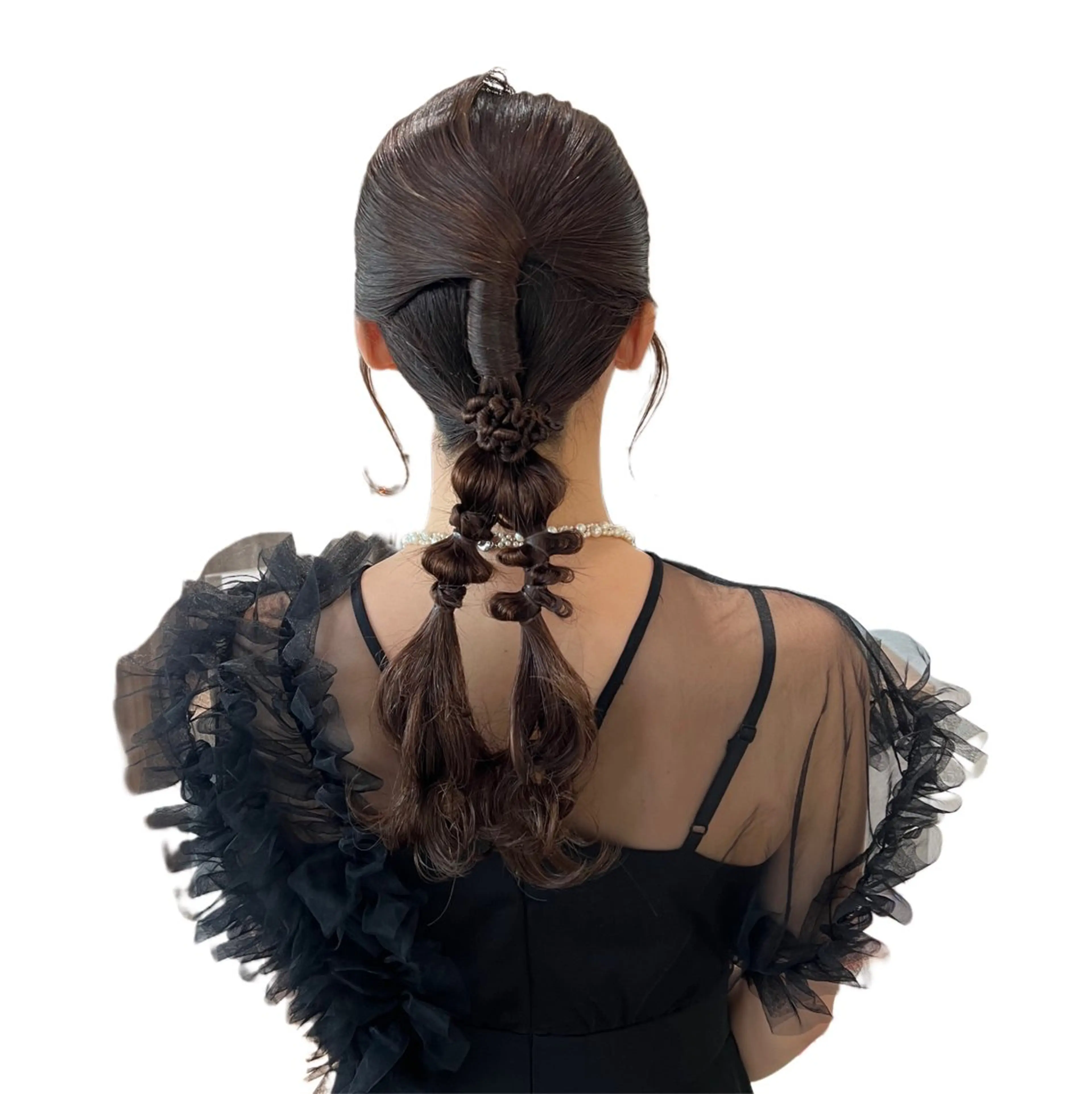 セミロング ヘアセット SALOWIN： KASUMIのヘアスタイル
