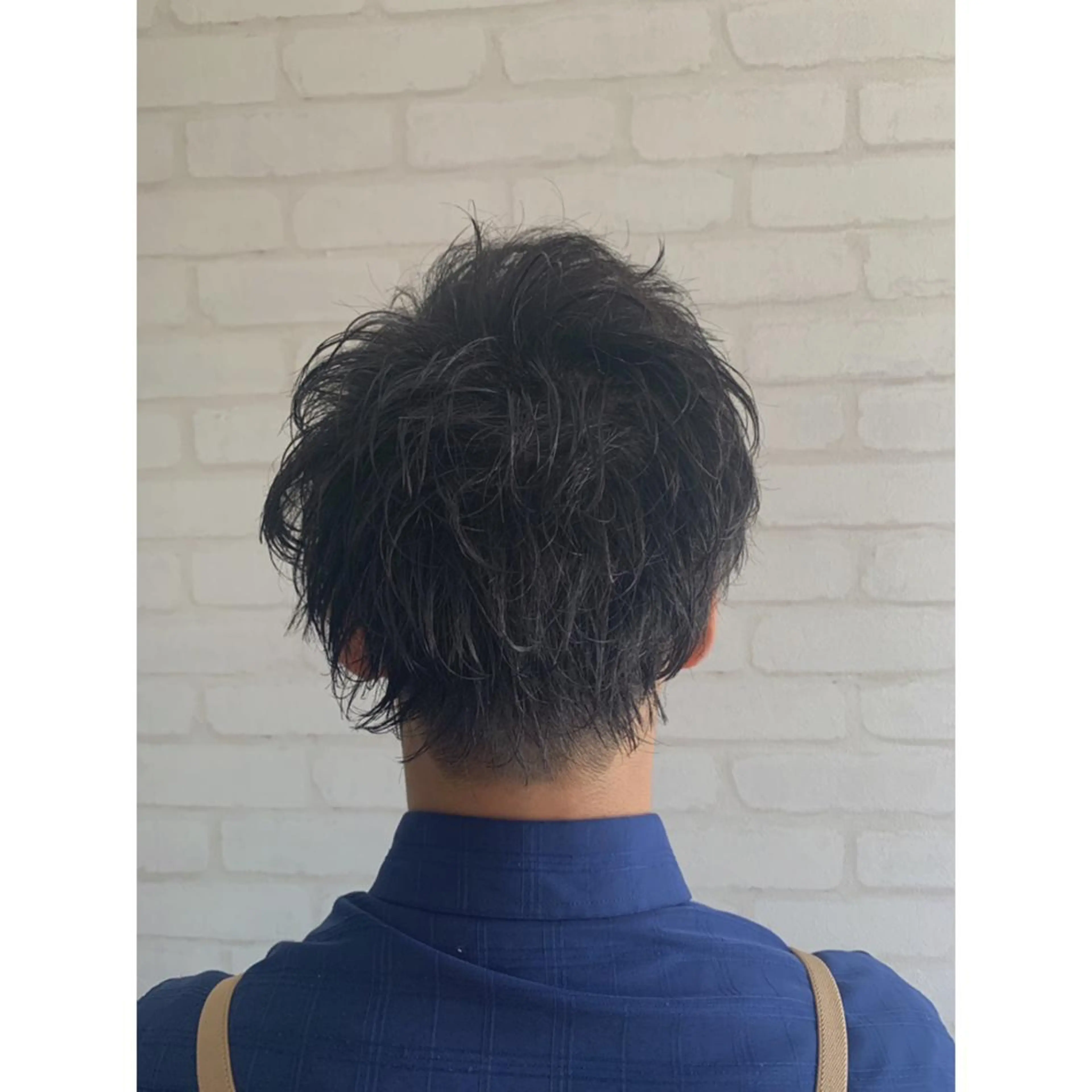 ショート メンズ マッシュ メンズパーマ 刈り上げ 顔周りカット TELA HAIR牛久店所属・透明感カラー✨ 吉田大樹のヘアスタイル