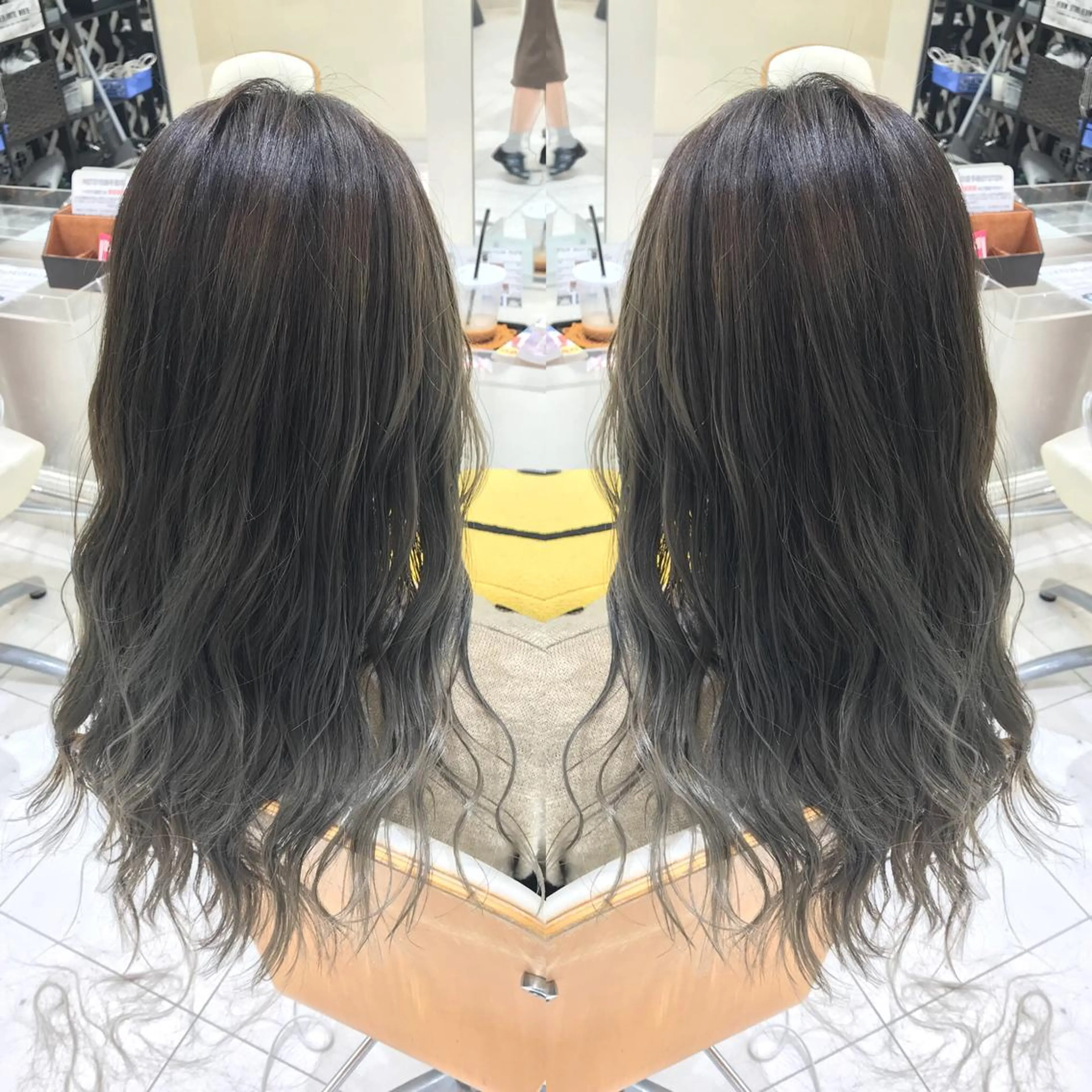 セミロング カラー カット ヘアカラー トリートメント D.log 大和西大寺店所属・川崎 雅大のヘアスタイル