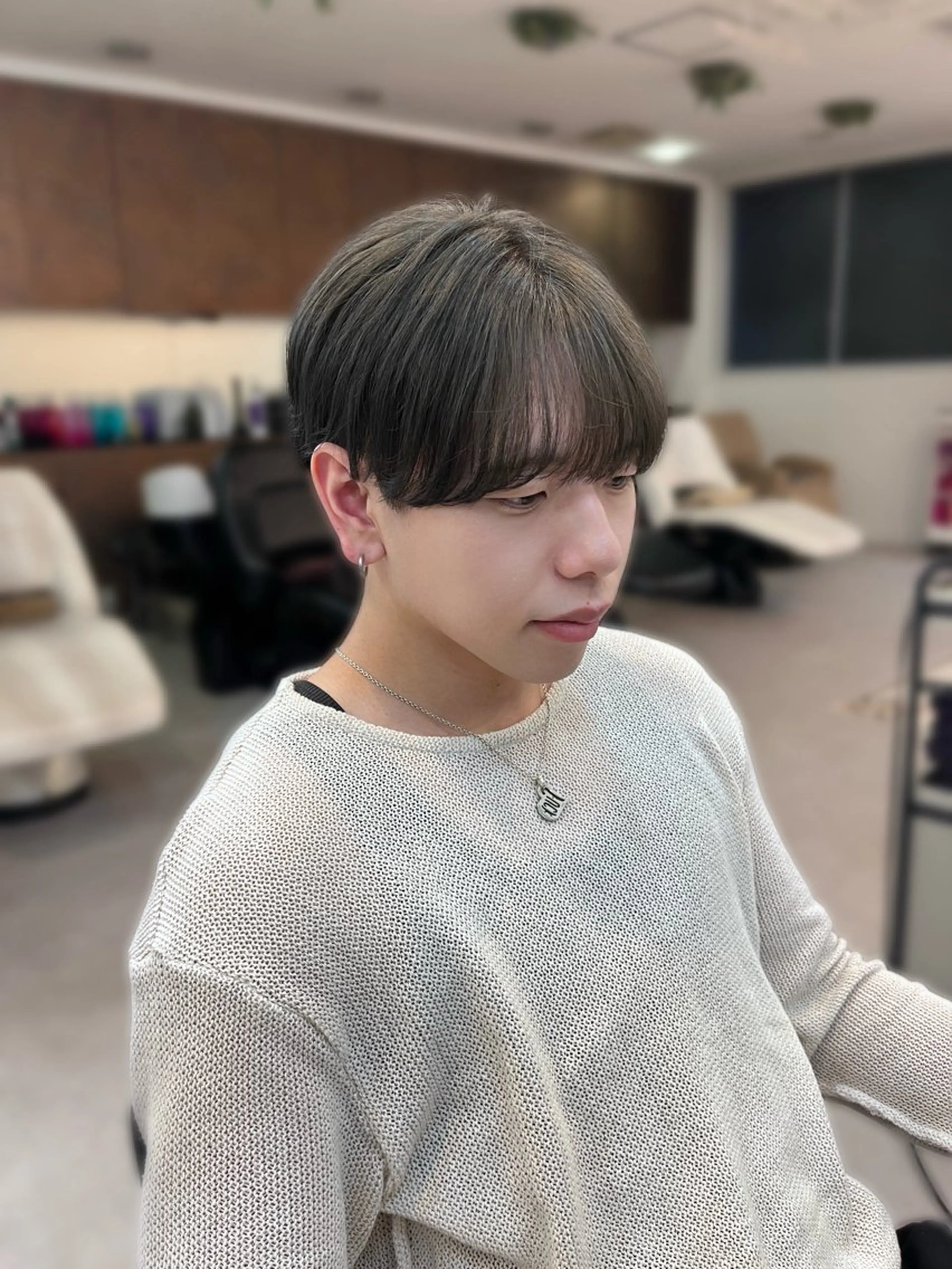 カラー メンズ メンズブリーチ ブリーチ グレージュ カット ヘアカラー トリートメント 💠つたふうか/ 韓国/メンズヘア💠のヘアスタイル