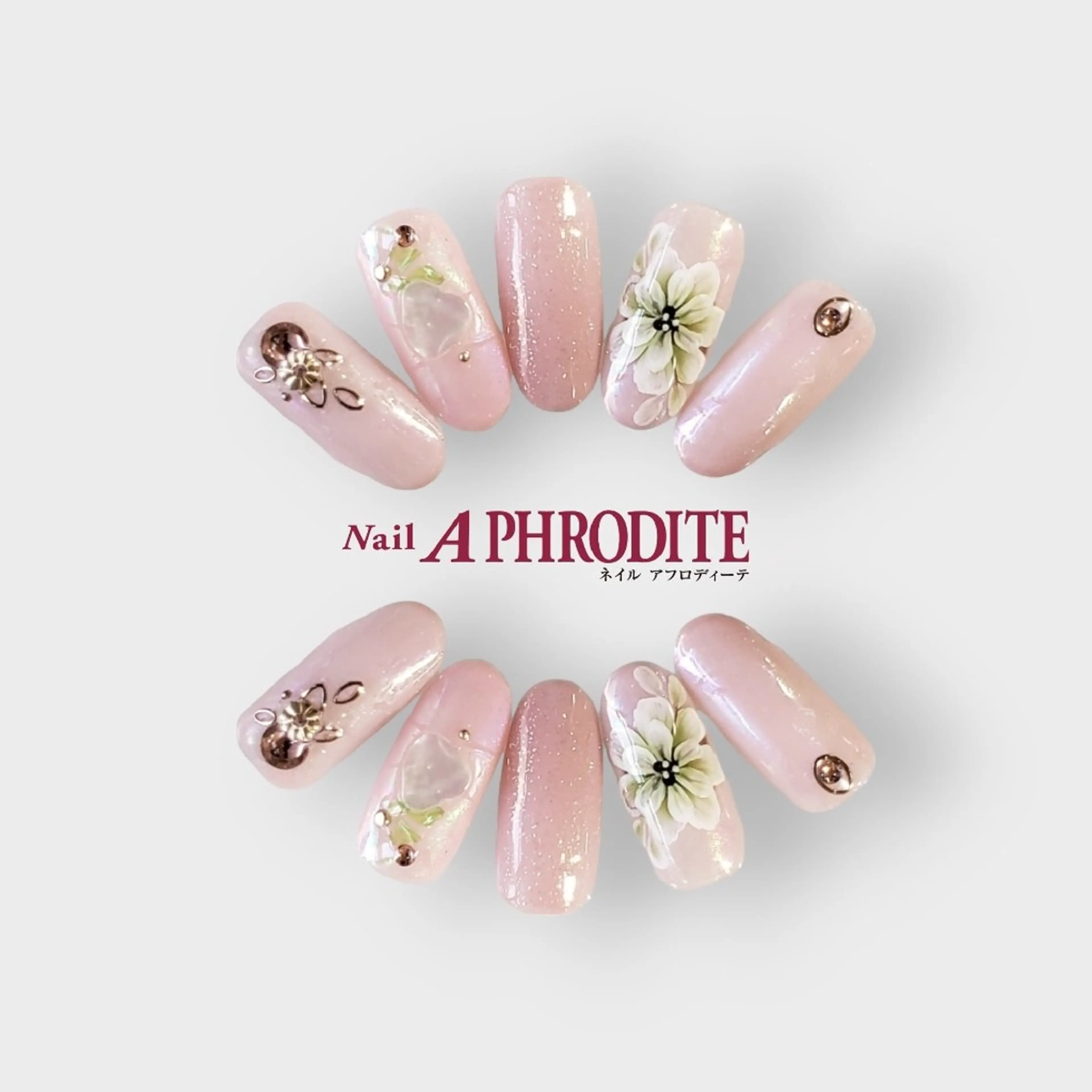 ネイル ジェルネイル ニュアンスネイル スカルプネイル ソフトジェル ネイルチップ ハンドネイル Nail  Aphroditeのネイルデザイン