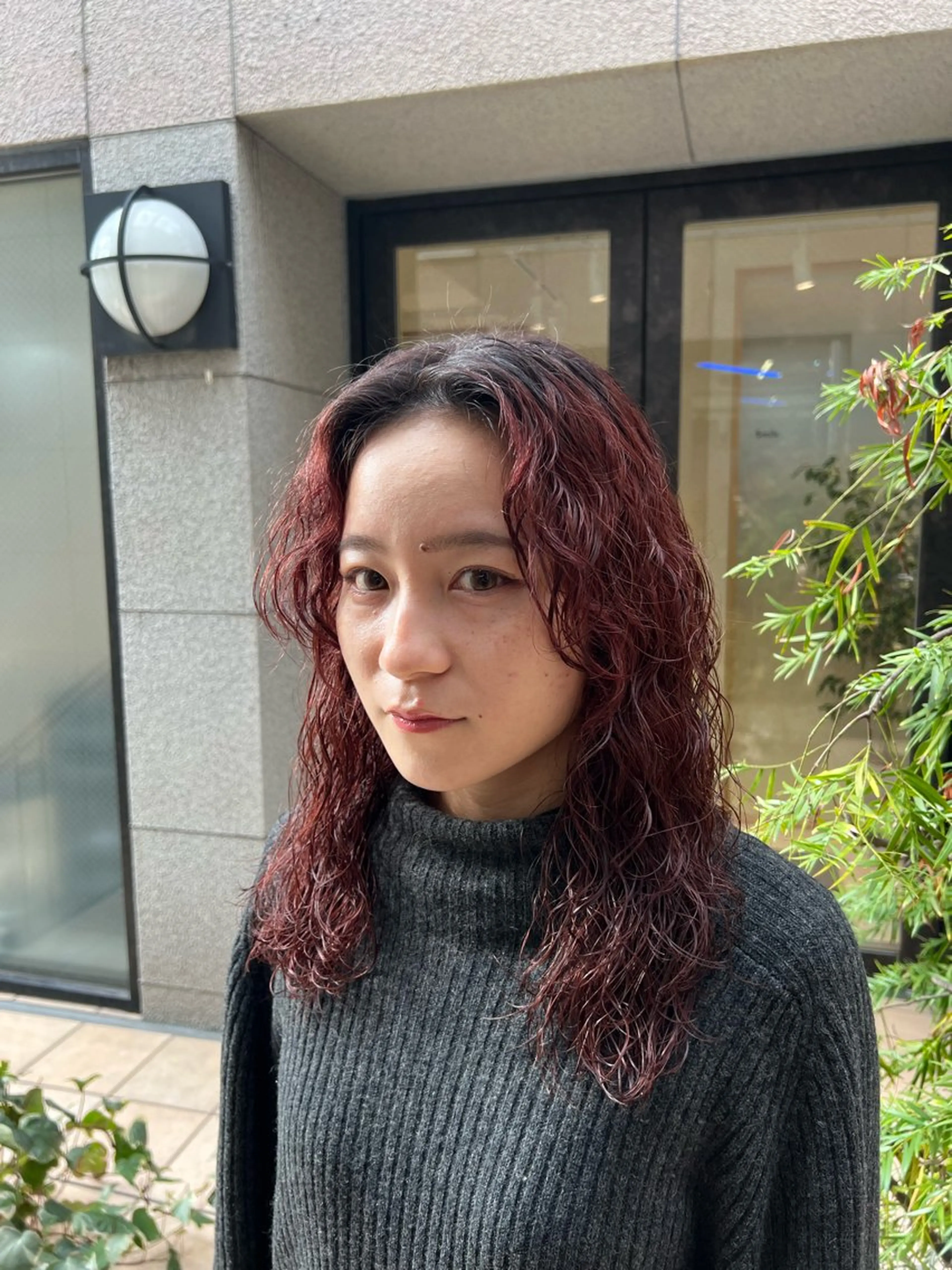セミロング パーマ 似合わせパーマ/ 艶髪矯正/文哉のヘアスタイル