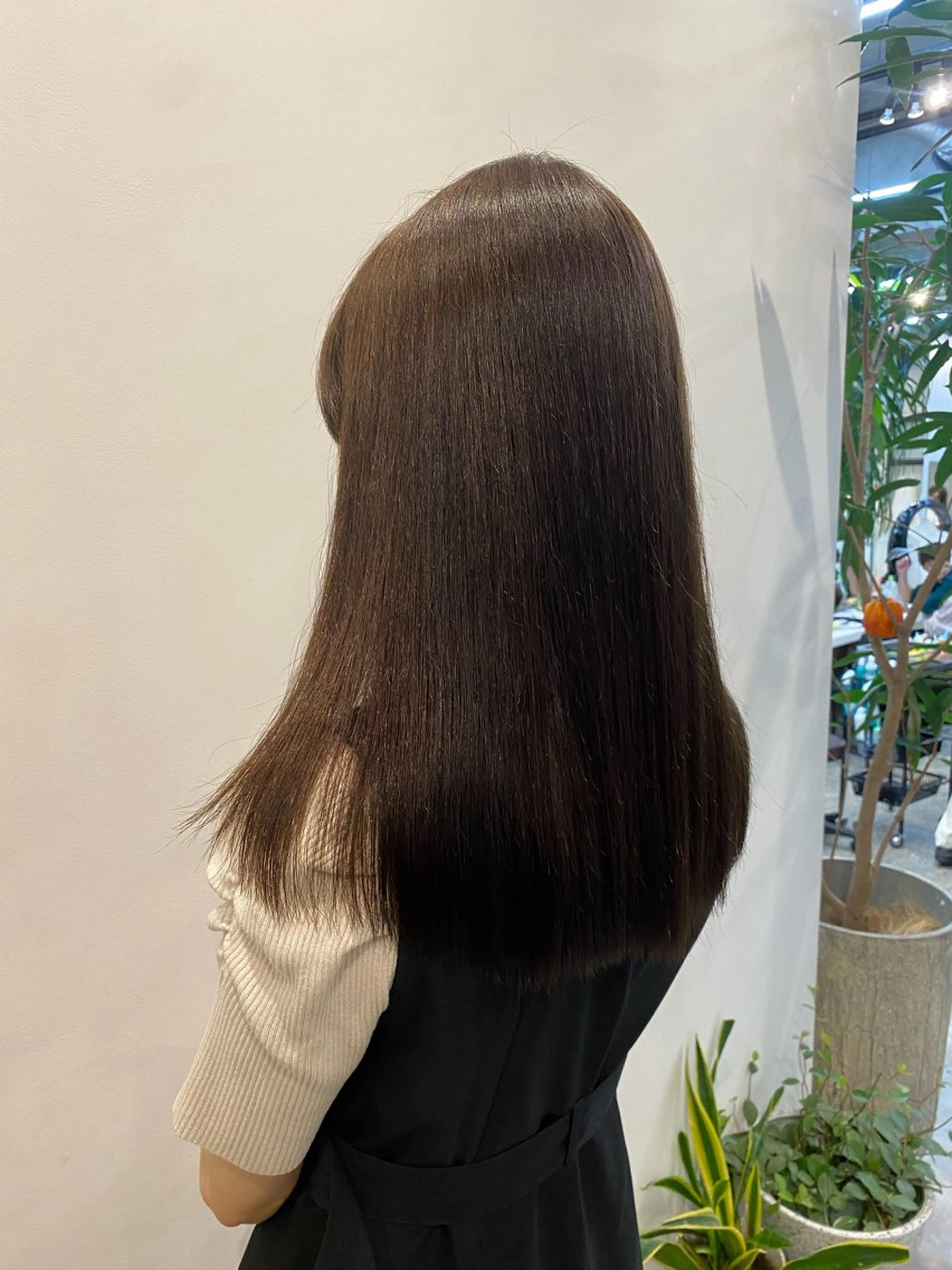 セミロング カラー ベージュカラー ブラウンカラー ブラウンベージュ suzu🌼 /表参道のヘアスタイル
