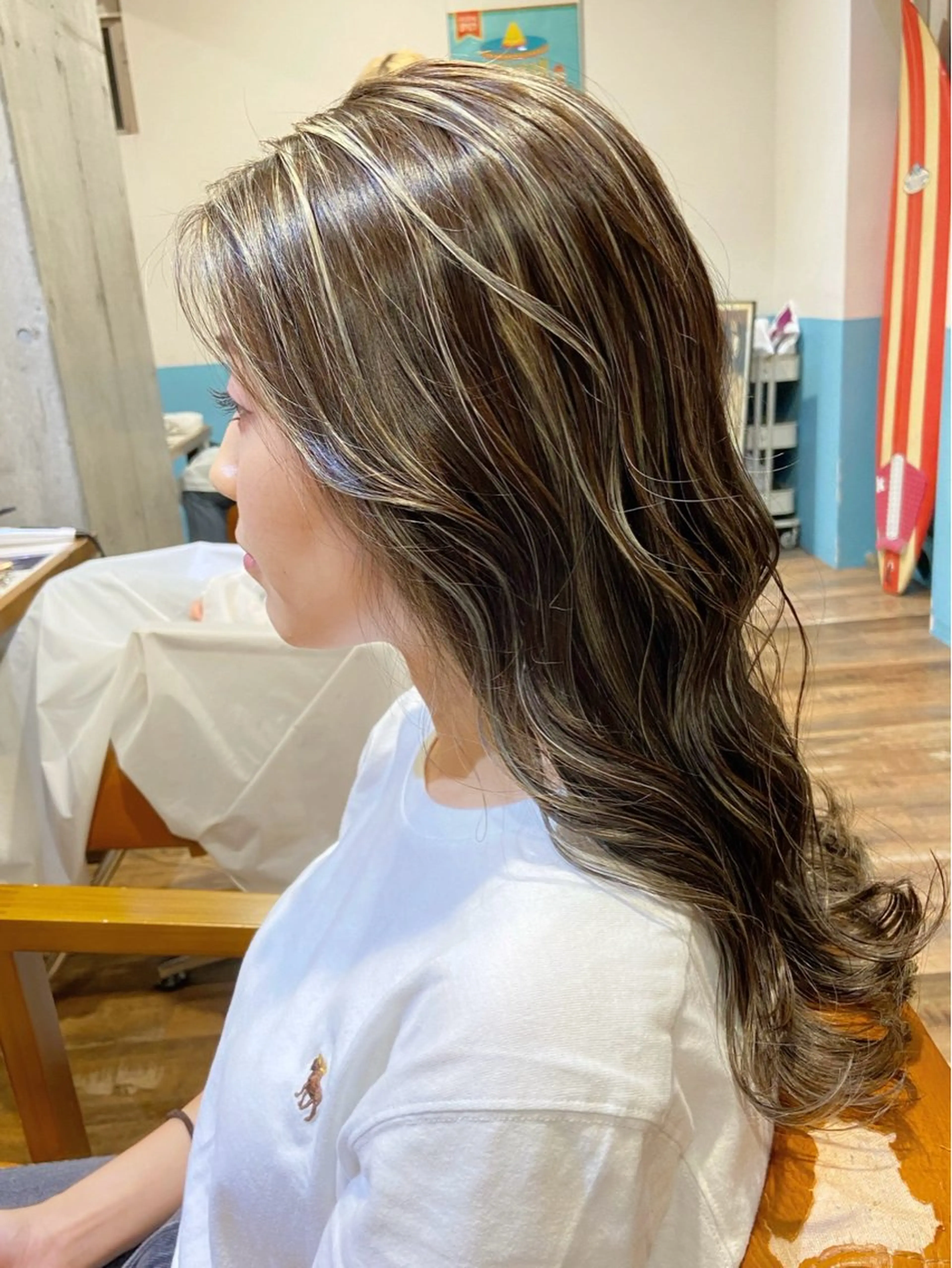 ロング ヘアカラー トリートメント Aloa所属・髪質改善ｶﾗｰ🥣 ayaka🤎のヘアスタイル