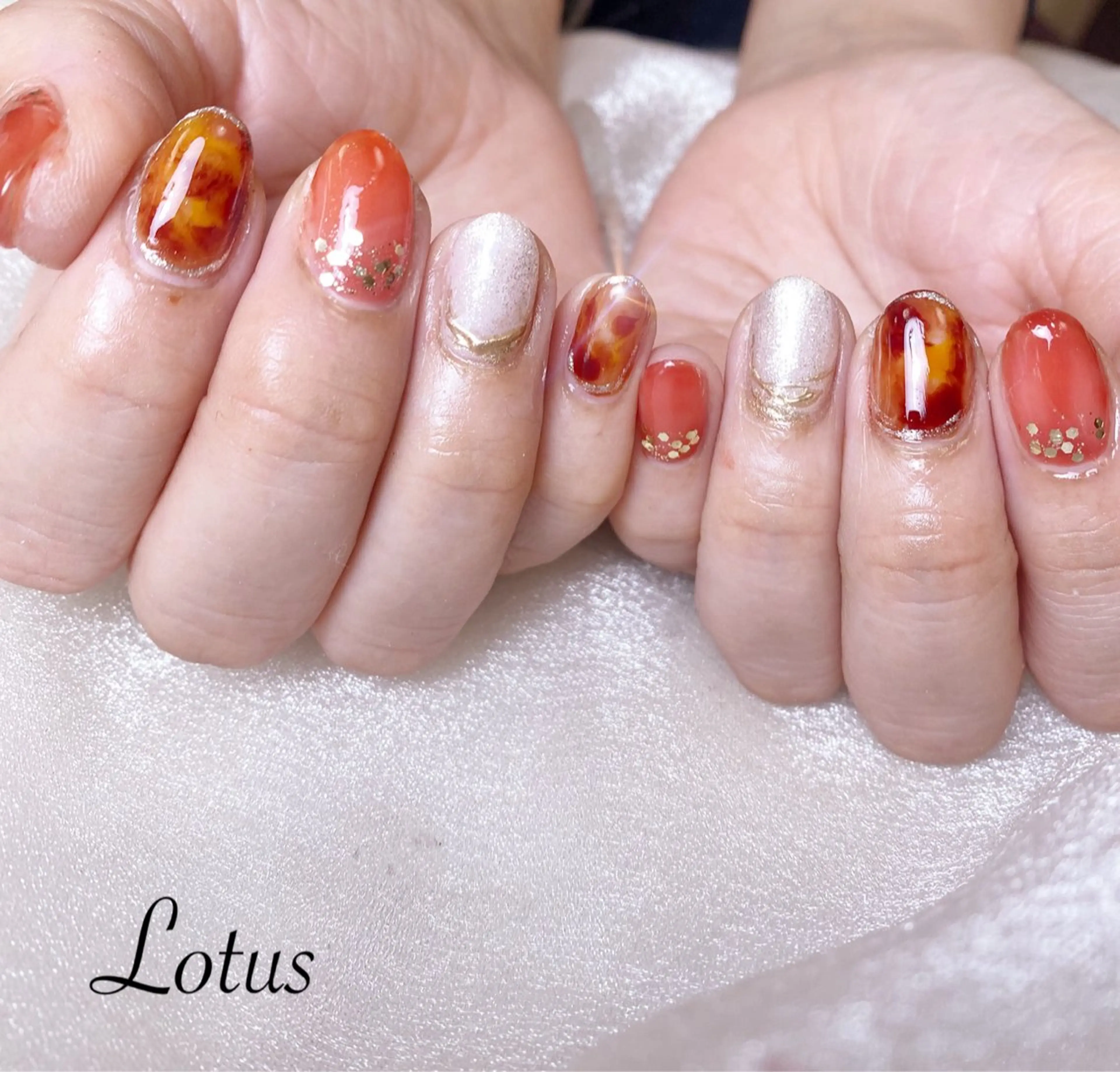 ネイル ハンドネイル ネイル＆脱毛 Lotus🌸のネイルデザイン