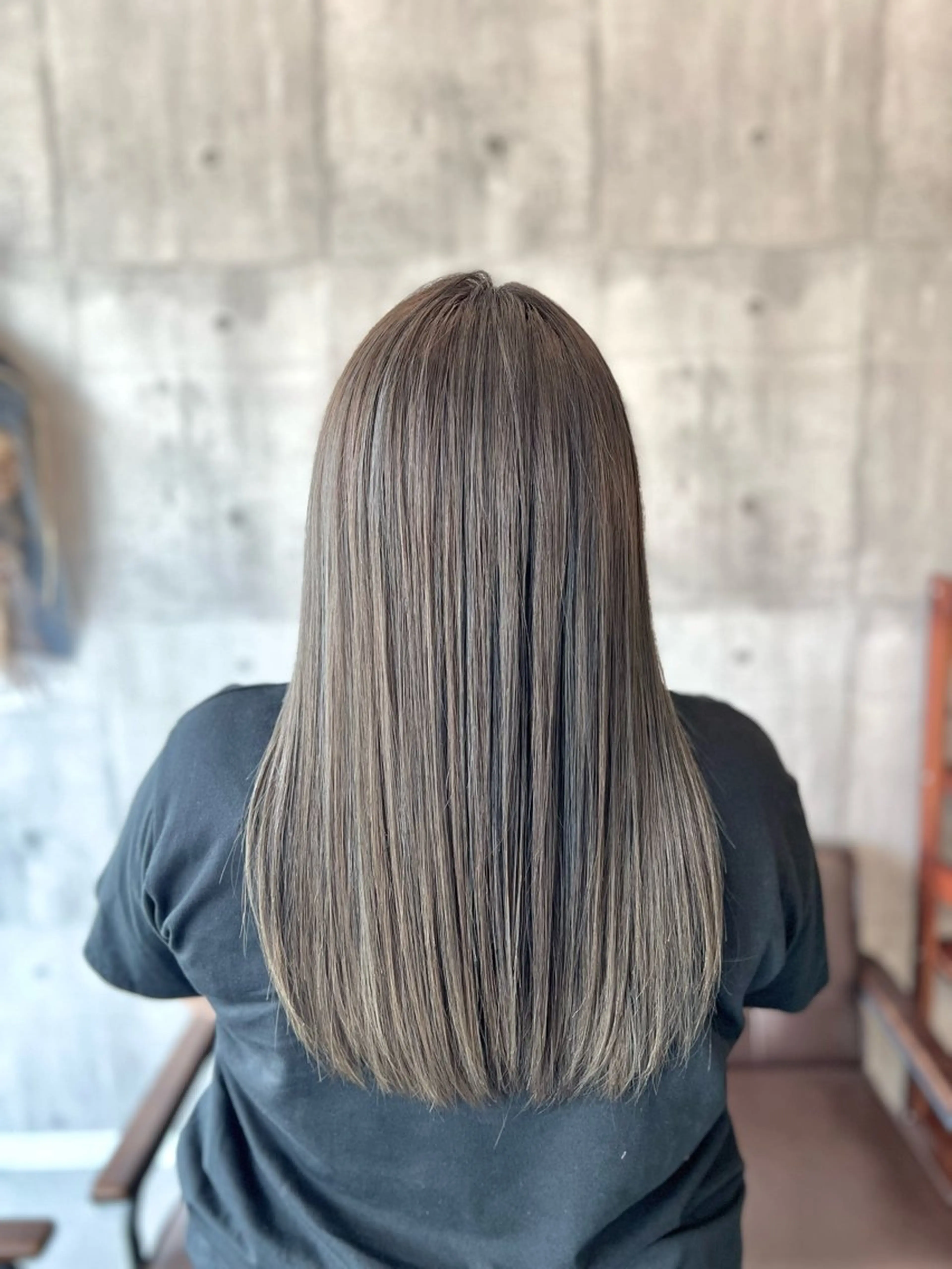 セミロング カラー ヘアカラー Style Tのヘアスタイル