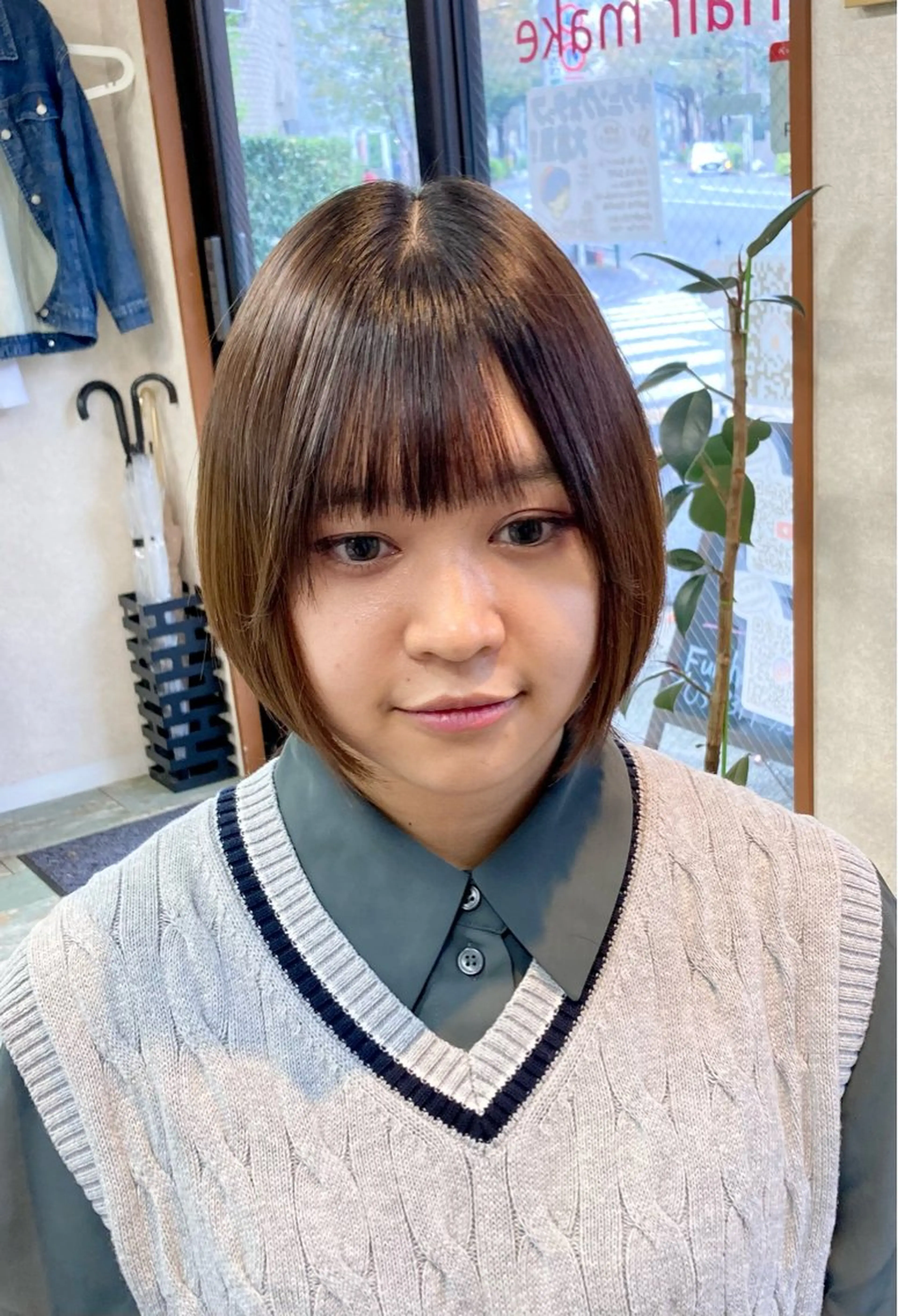 ミディアム カット Fun  hair make所属・田牧 みゆきのヘアスタイル