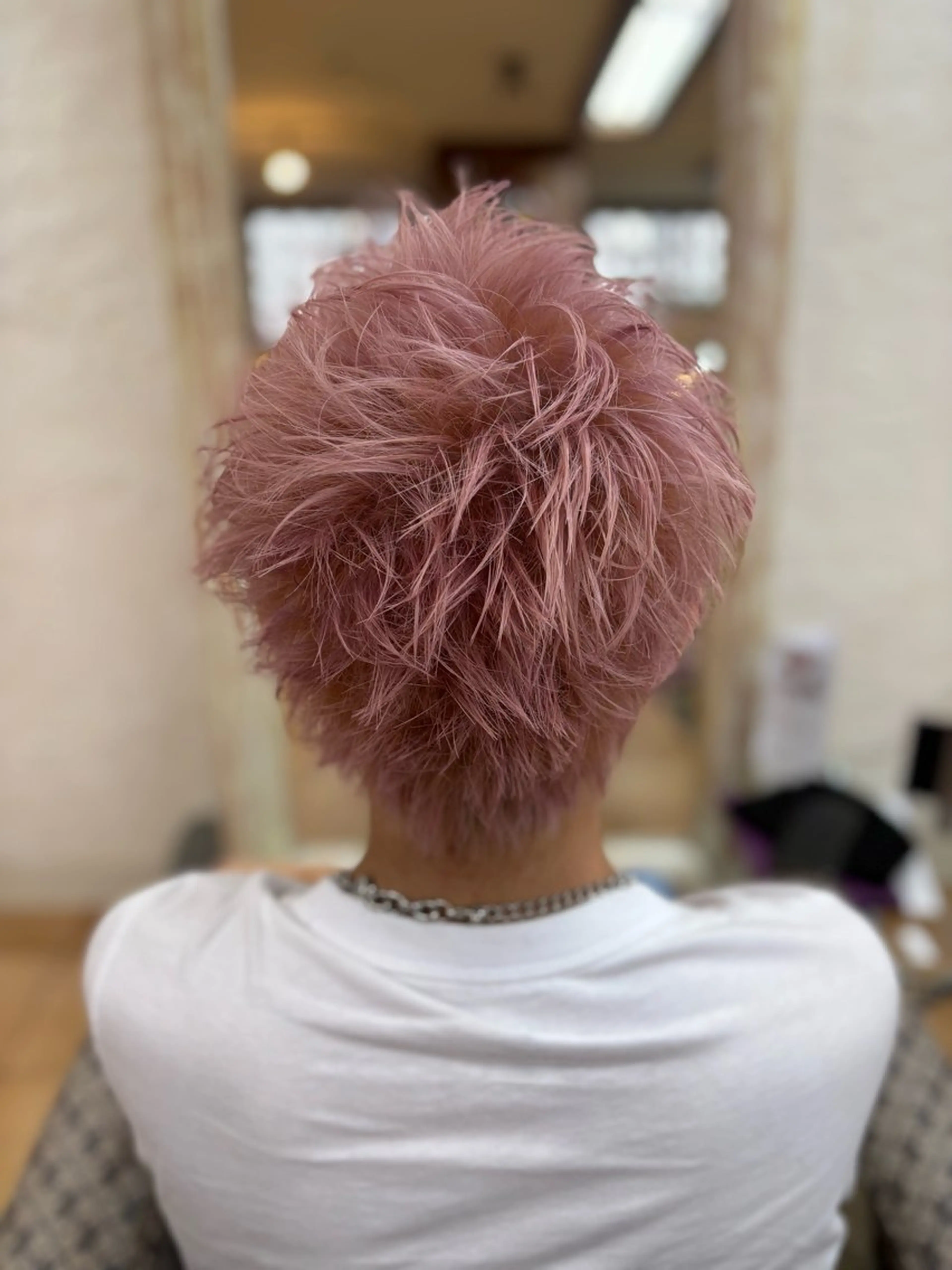 メンズ メンズハイトーン スパイキーショート 🌐髪質改善🌐縮毛 /HAYATOのヘアスタイル