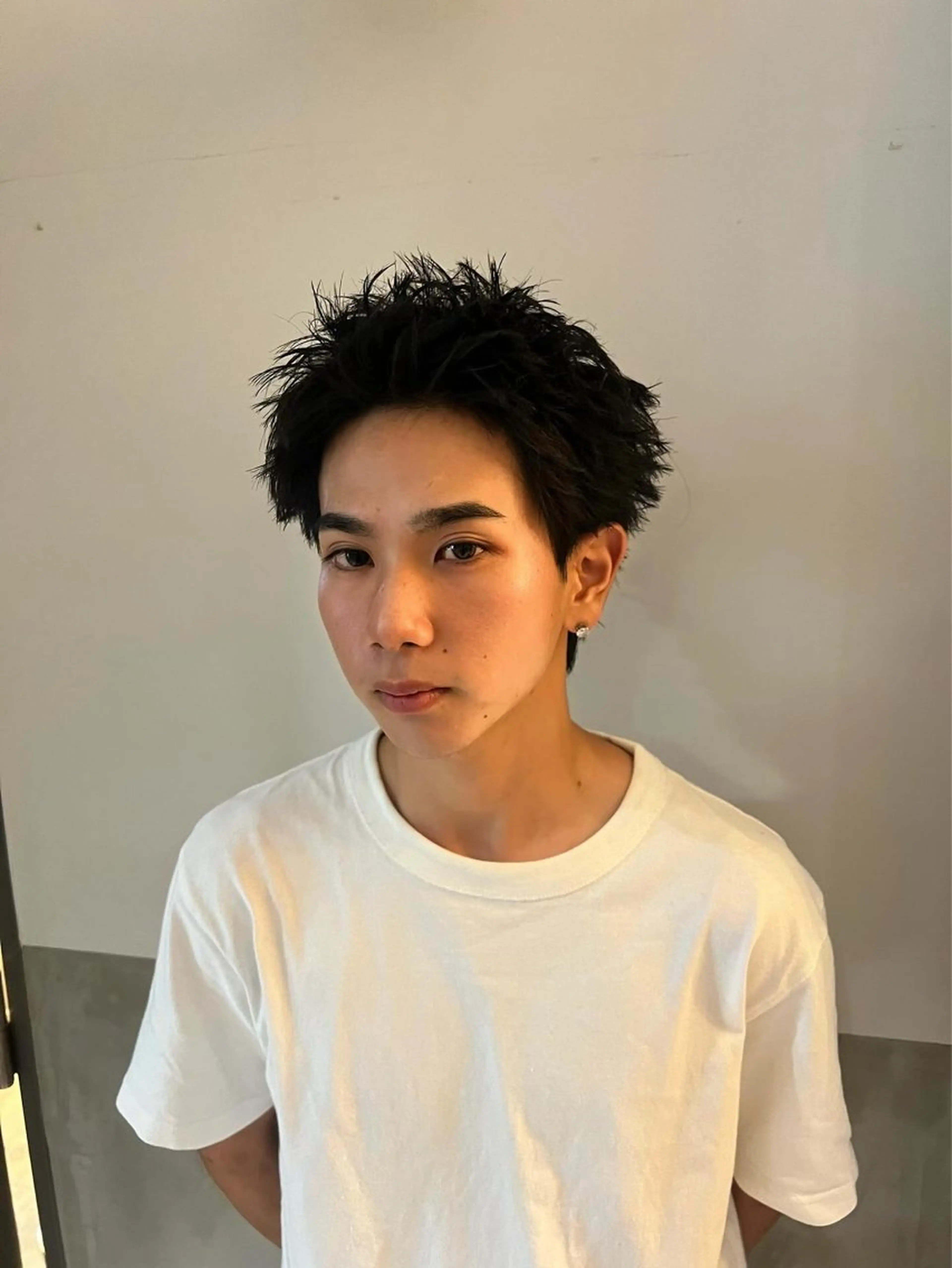 ショート ショートヘア メンズパーマ特化 園田　楓莉のヘアスタイル