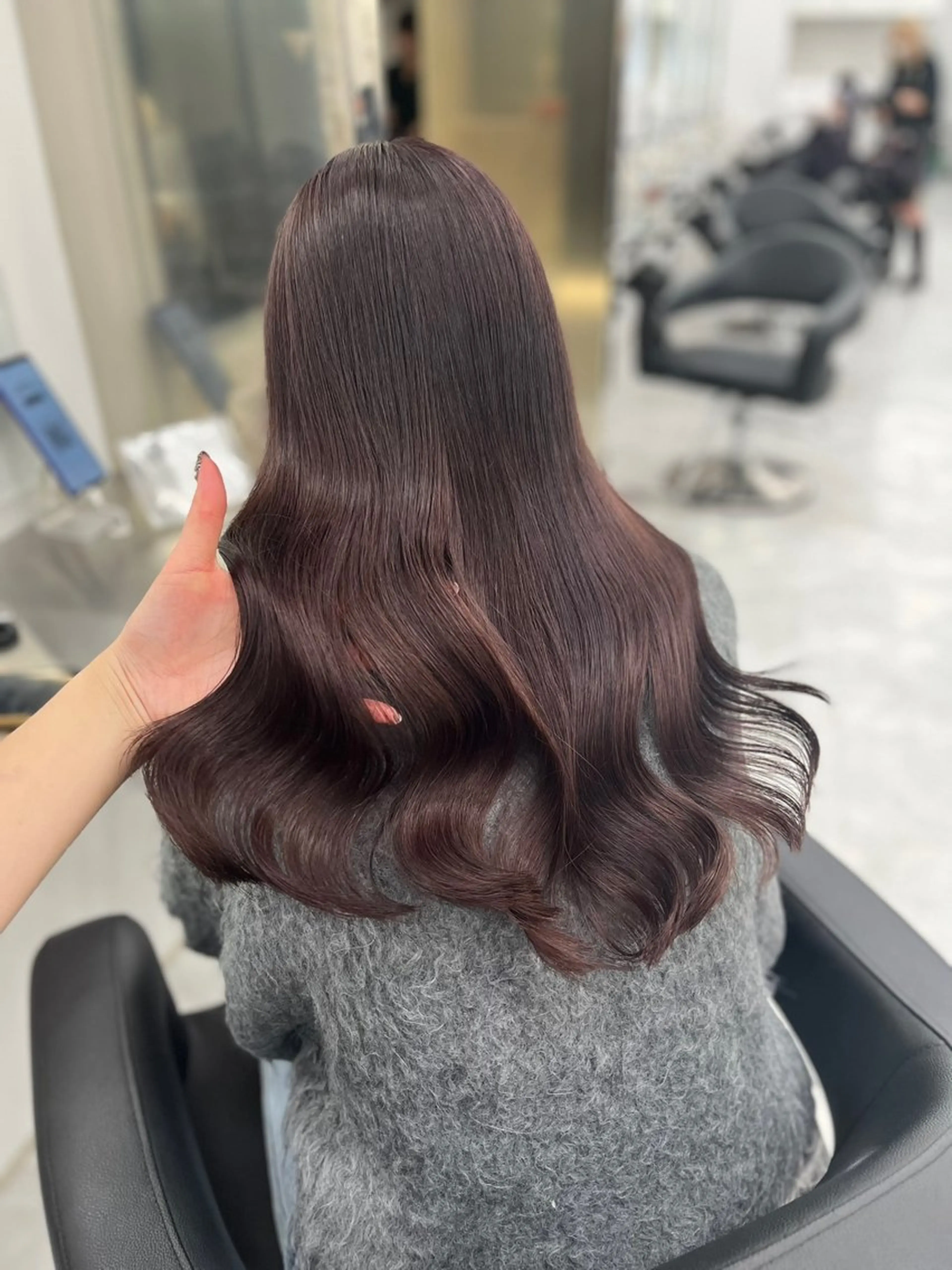 ロング カラー ヘアアレンジ ヘアカラー ヘアセット 🫧🎀うる艶暖色 🏹Nanako🎀のヘアスタイル