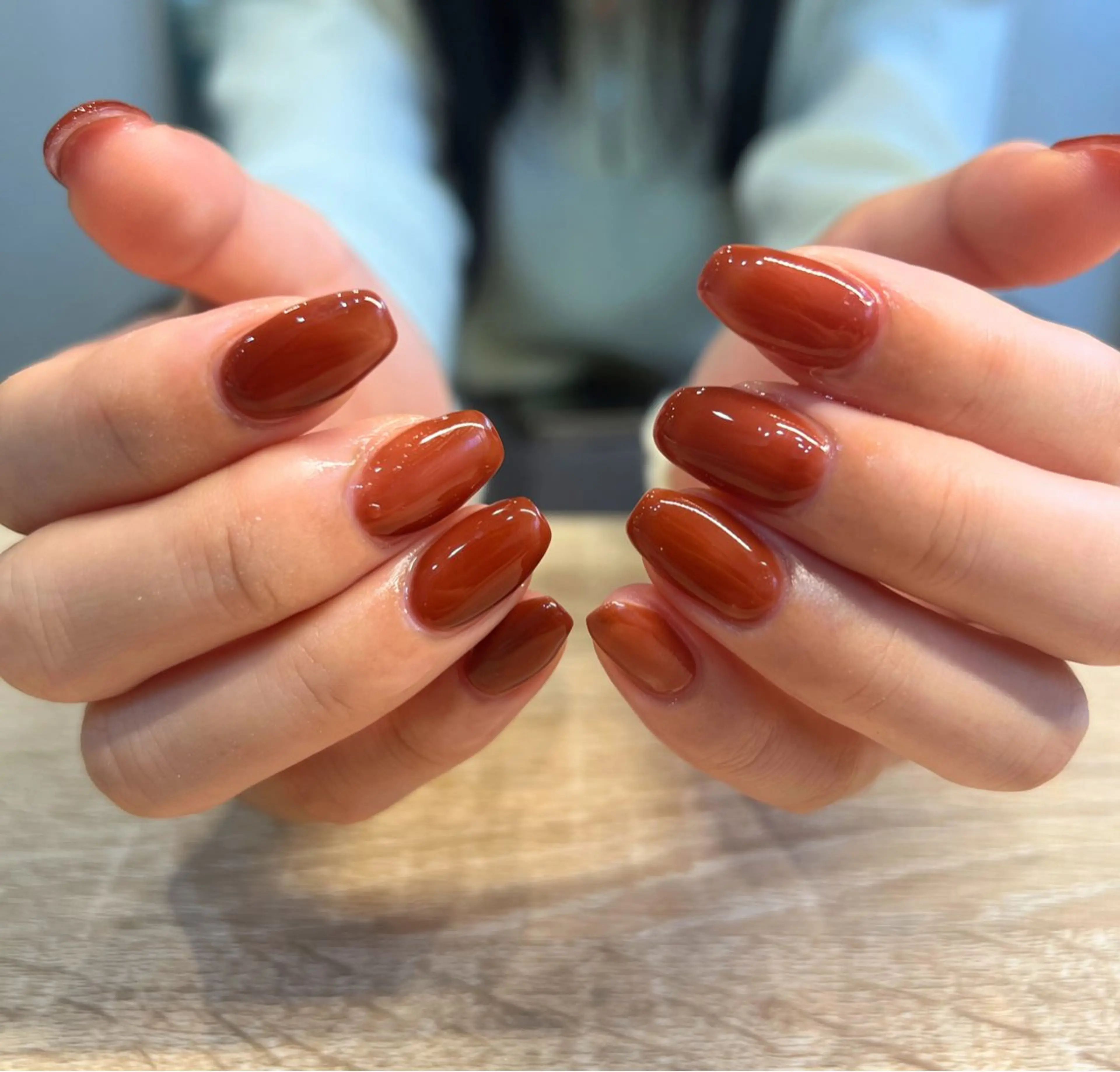 ネイル ワンカラーネイル ハンドネイル ヘアメイクネイリスト 💄💅hidemiのネイルデザイン