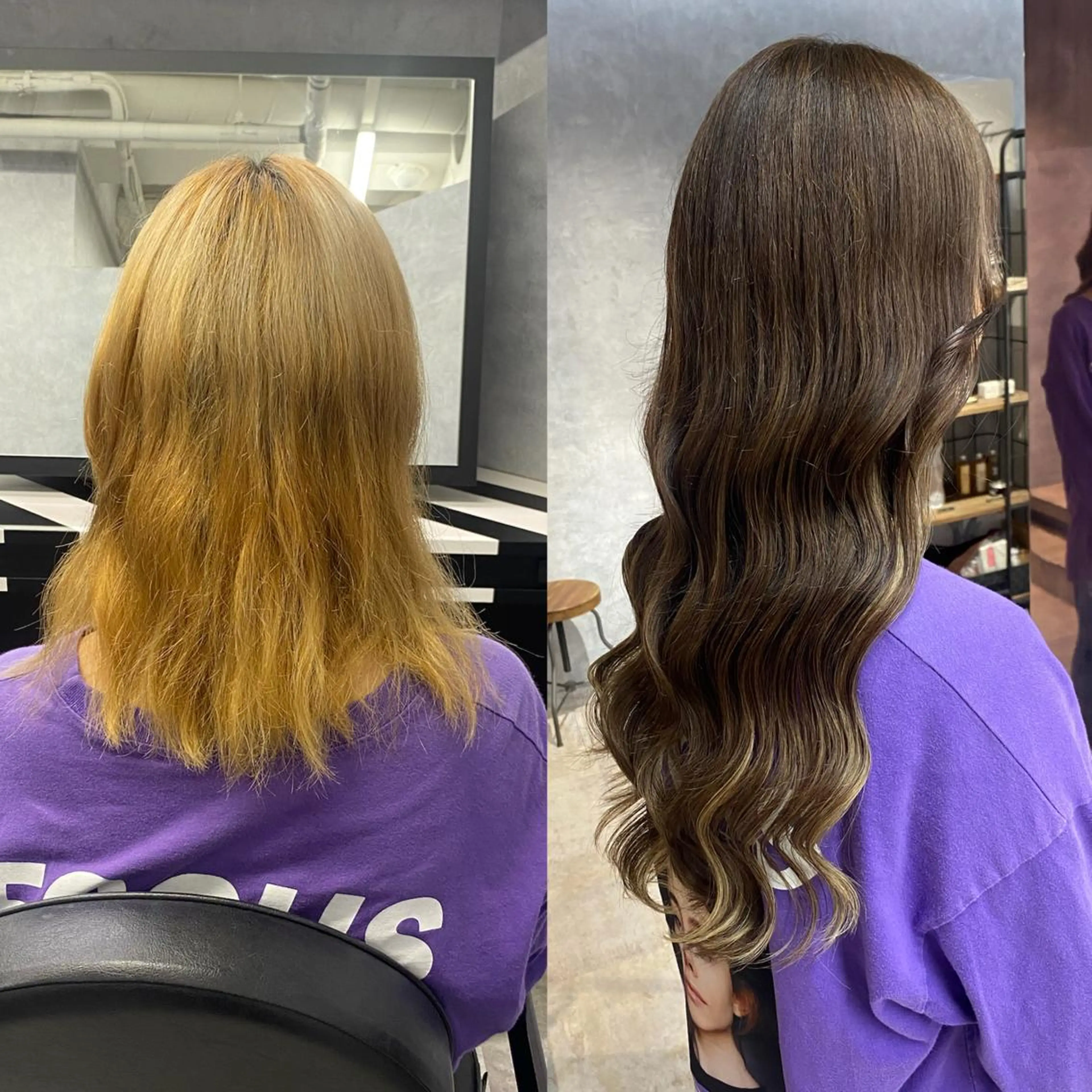 カラー ヘアカラー エクステ エクステ&"盛れる" 艶髪✨SYURIのヘアスタイル