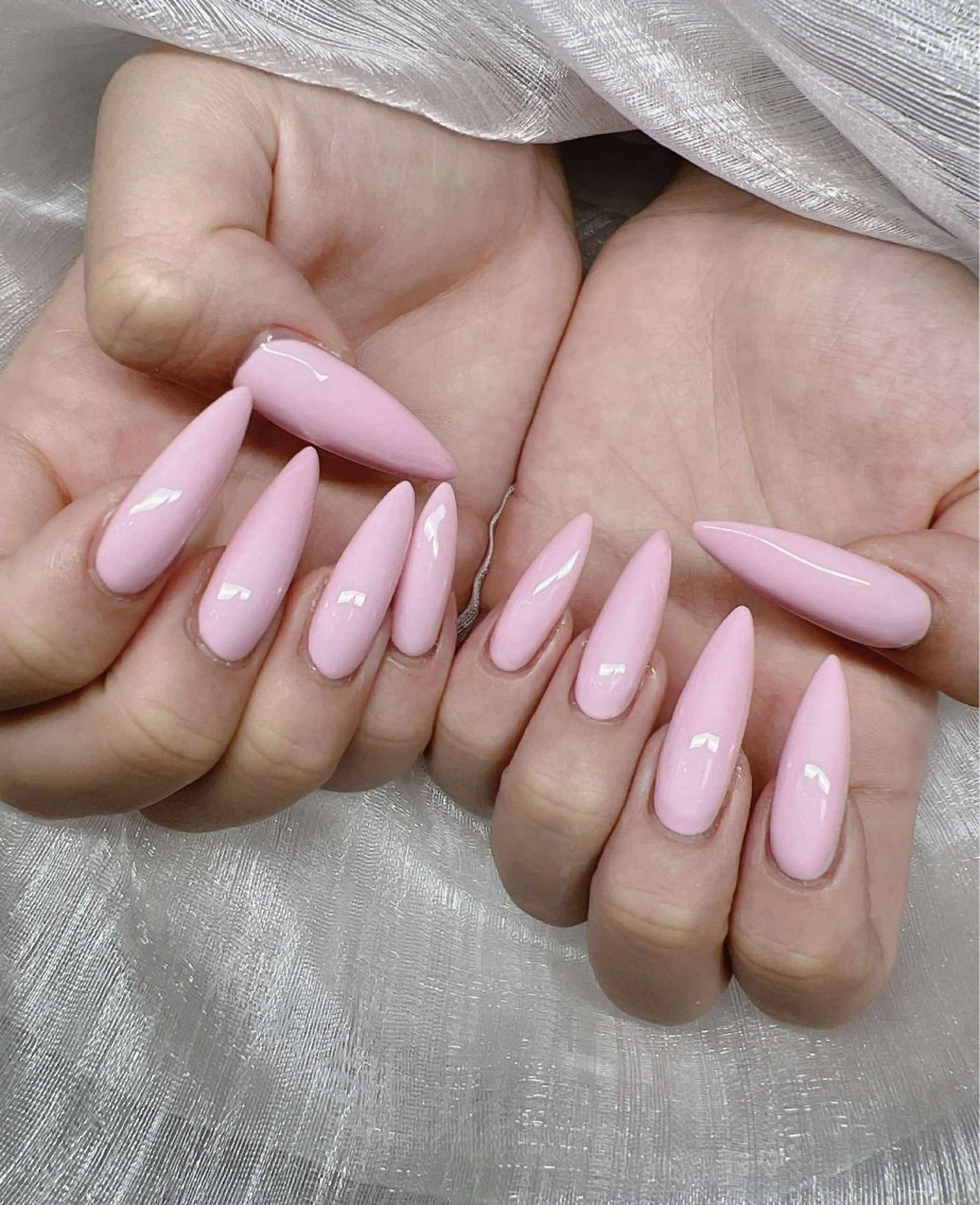 ネイル 長さ出し グラデーション 卒業式 キラキラネイル マグネットネイル ハンドネイル Lee Nailsのネイルデザイン