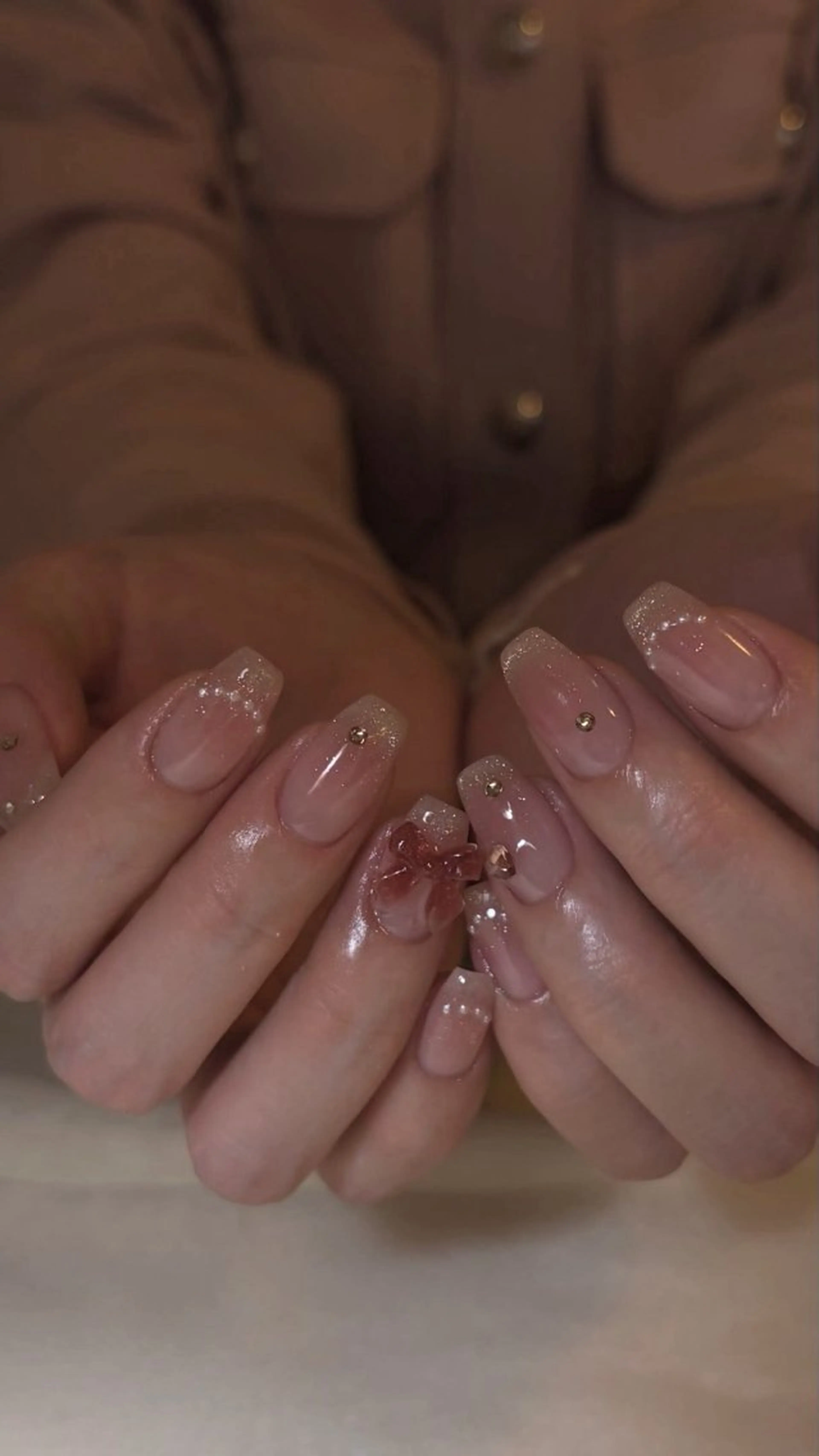 ネイル アートネイル フレンチネイル ジェルネイル 持ち込み ニュアンスネイル ハンドネイル JENNY ANA.CHUOのネイルデザイン