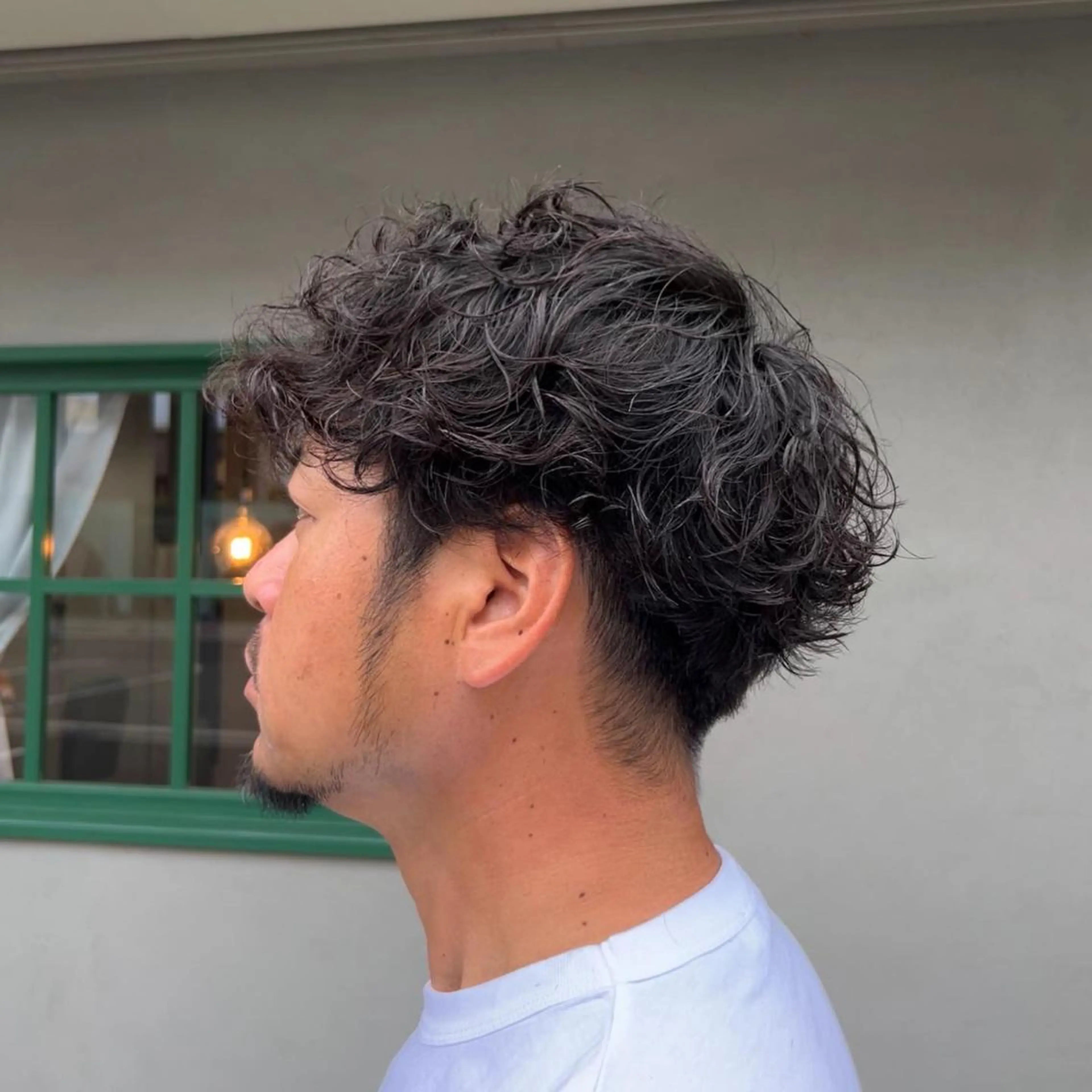ショート パーマ メンズ メンズパーマ カット パーマ SHION men's permのヘアスタイル