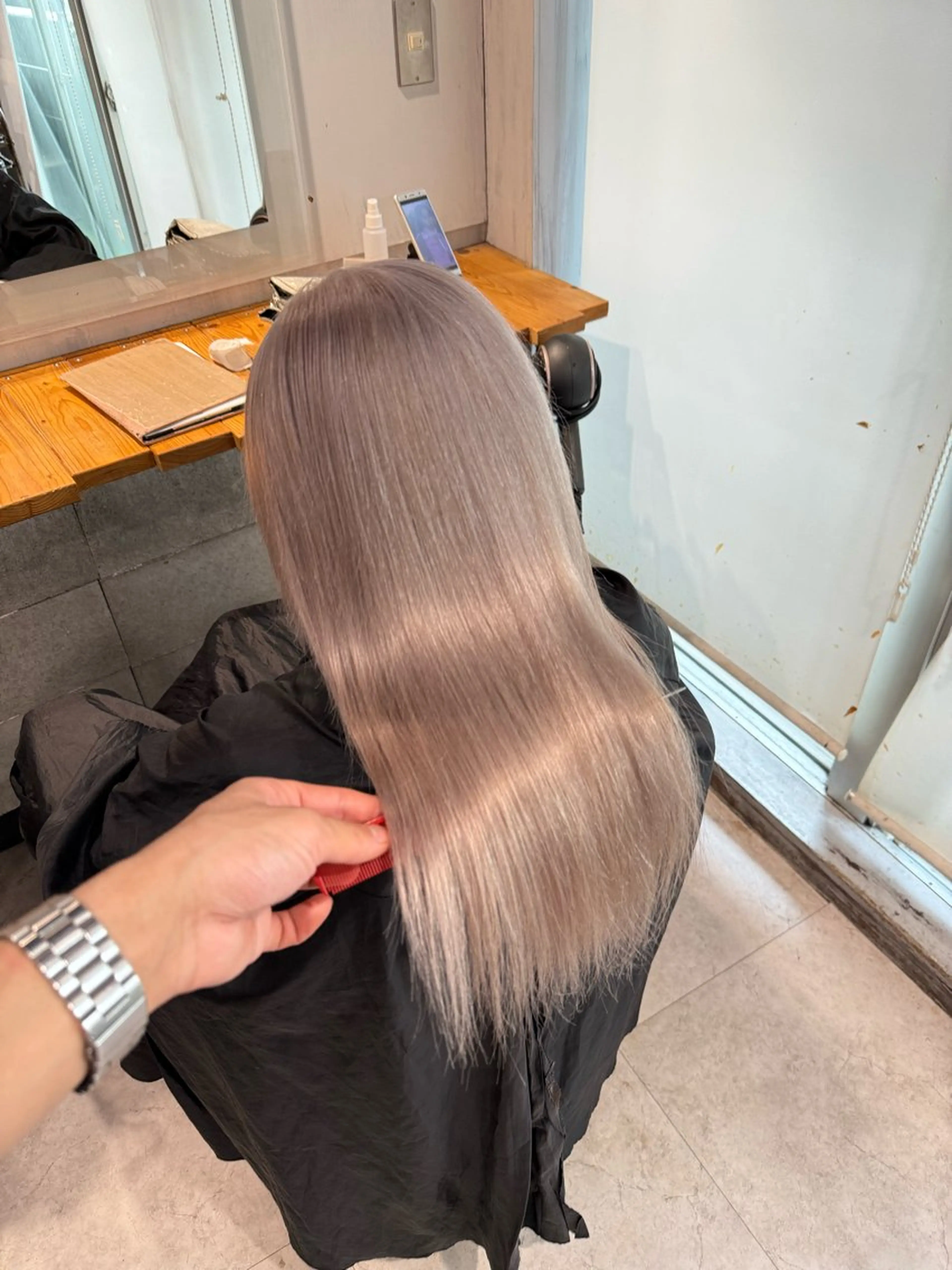 💕人気メニュー💕透明感ダブルカラー💎➕似合わせカット✂️➕コーティングトリートメント🧴‎の写真