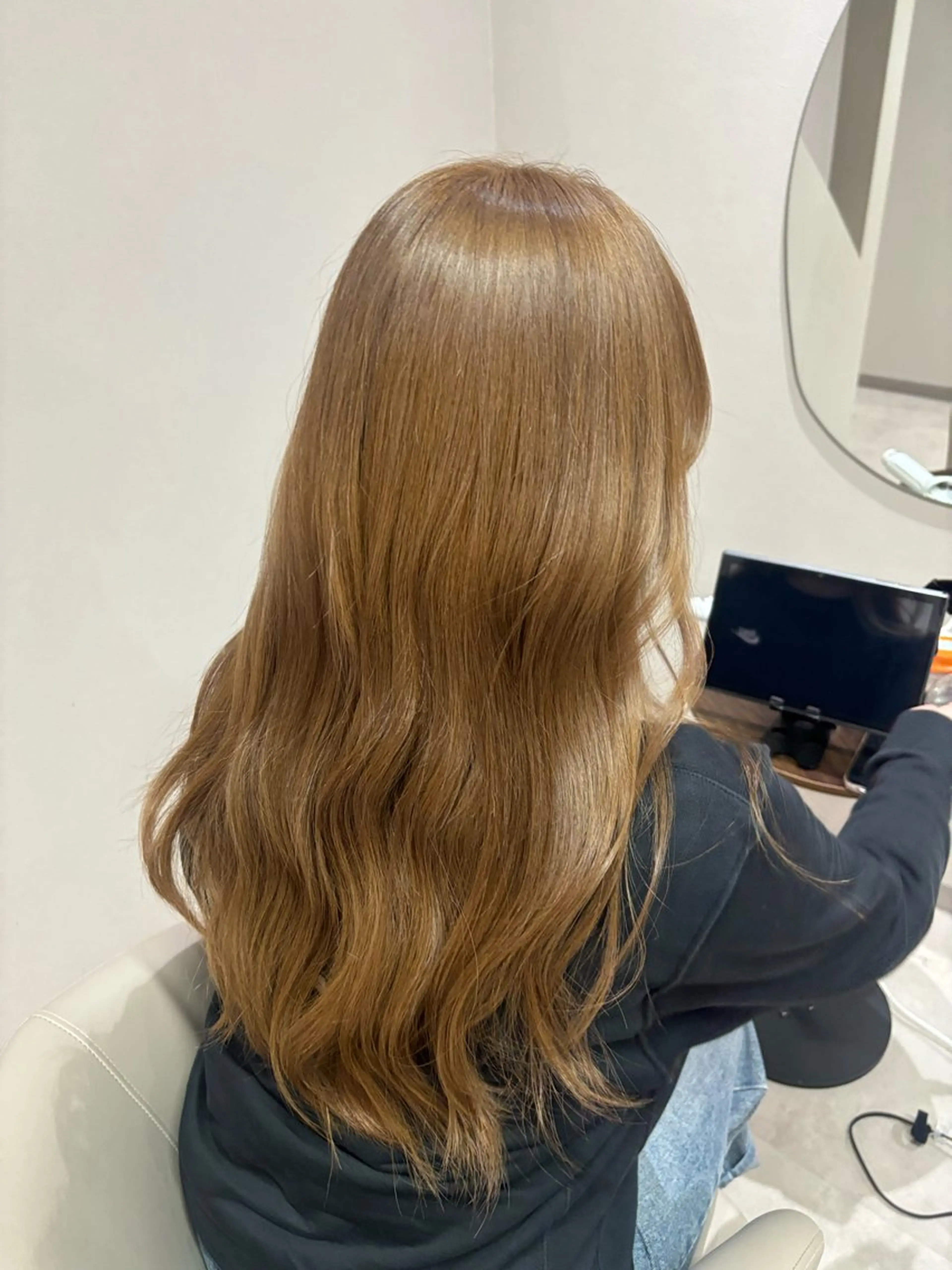 ロング カラー カット ヘアカラー 🐼 こゆきのヘアスタイル