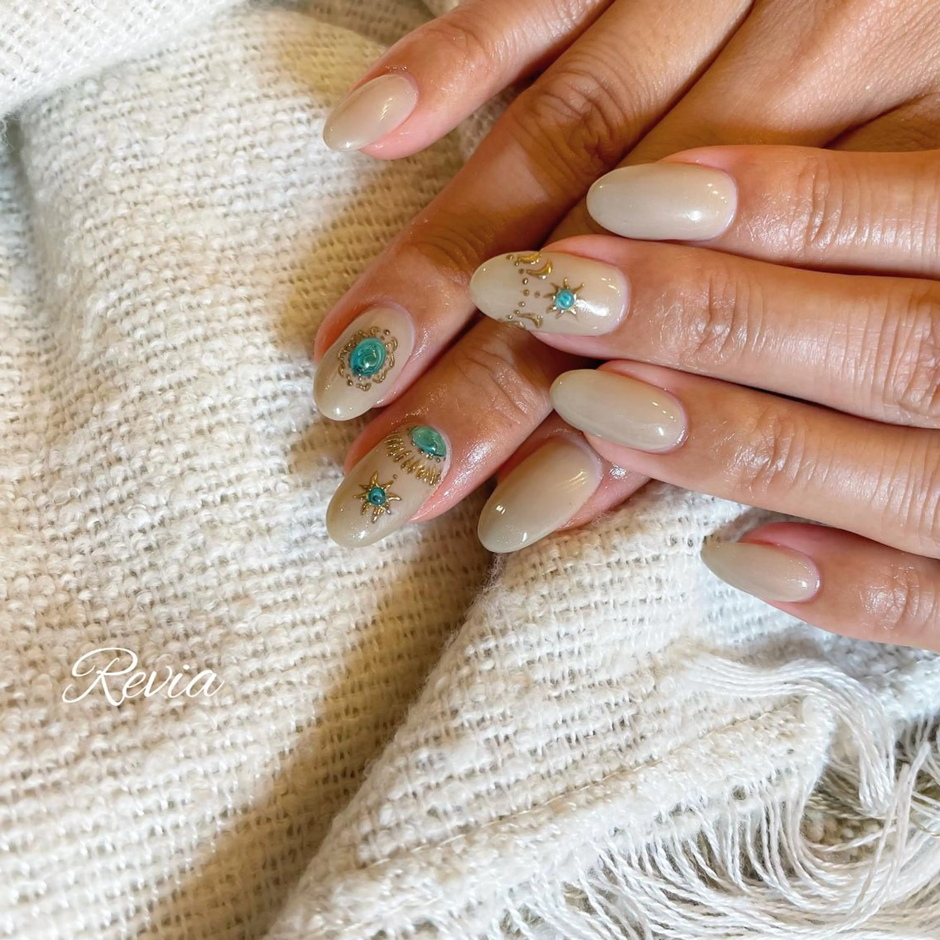 ネイル ハンドネイル revia所属・ERI Nailistのネイルデザイン