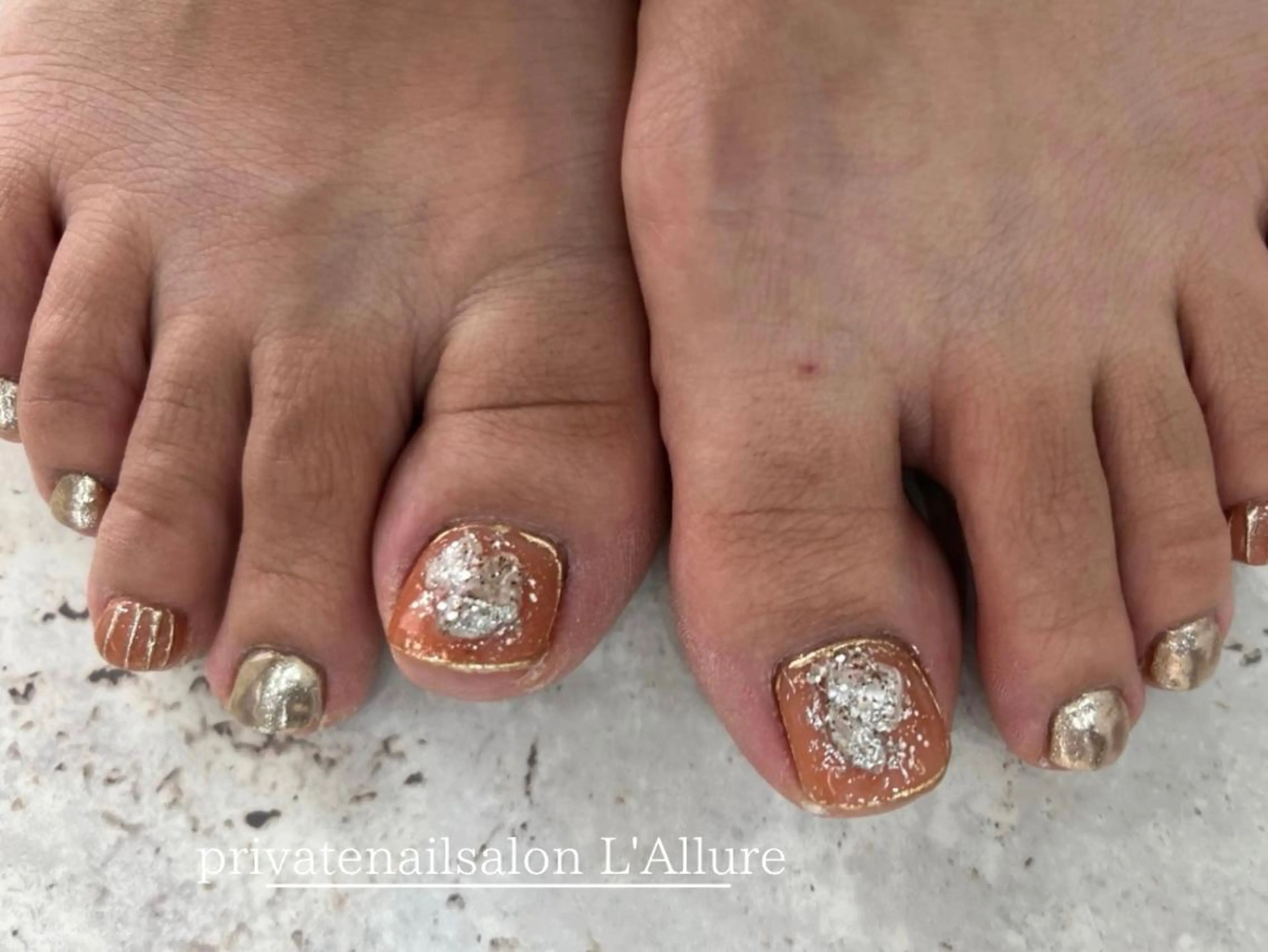 ネイル フットネイル nailsalon -L'Allure-のネイルデザイン
