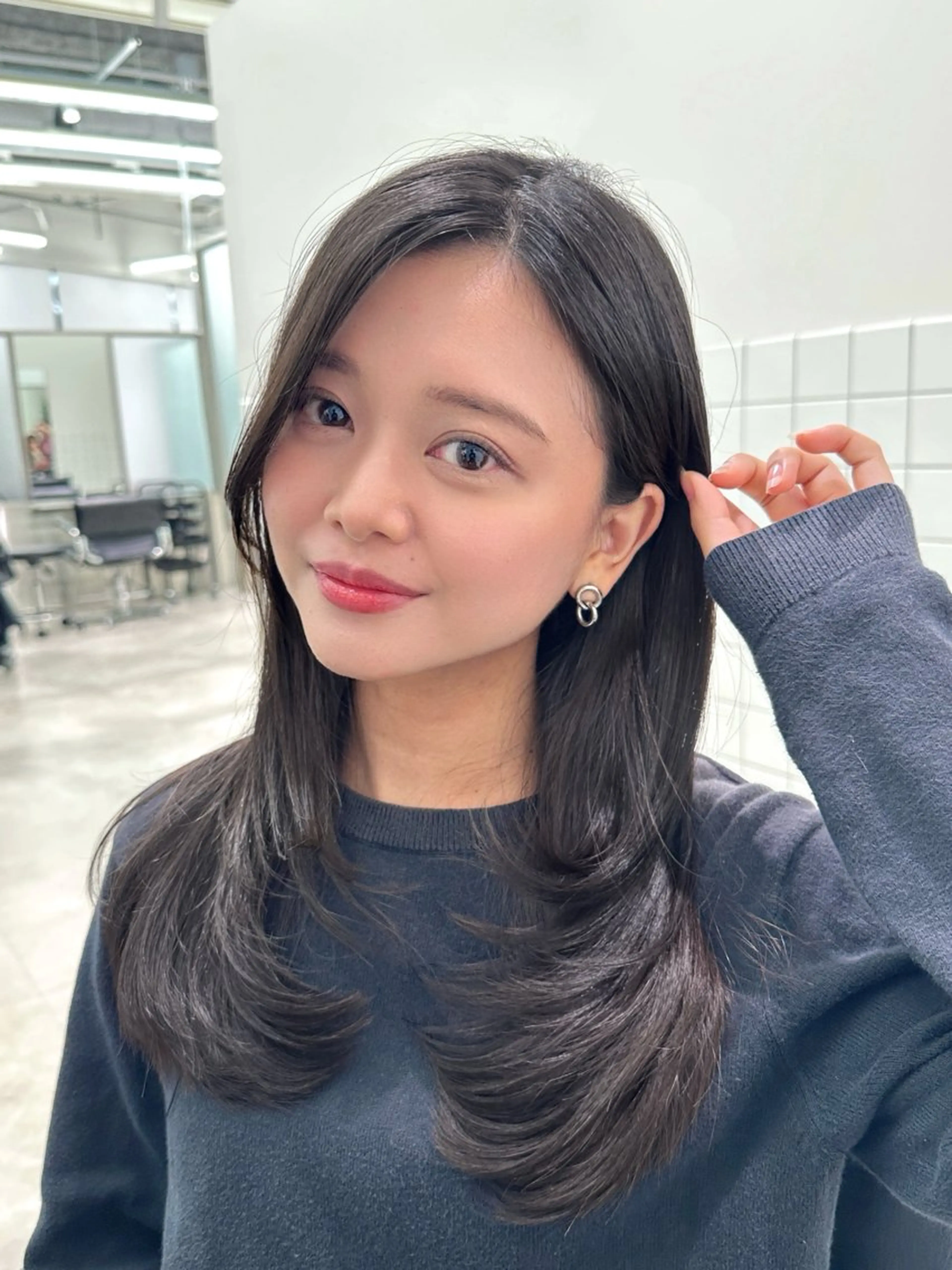 ミディアム カット ace 梅田所属・似合わせ特化 美容師kokiのヘアスタイル