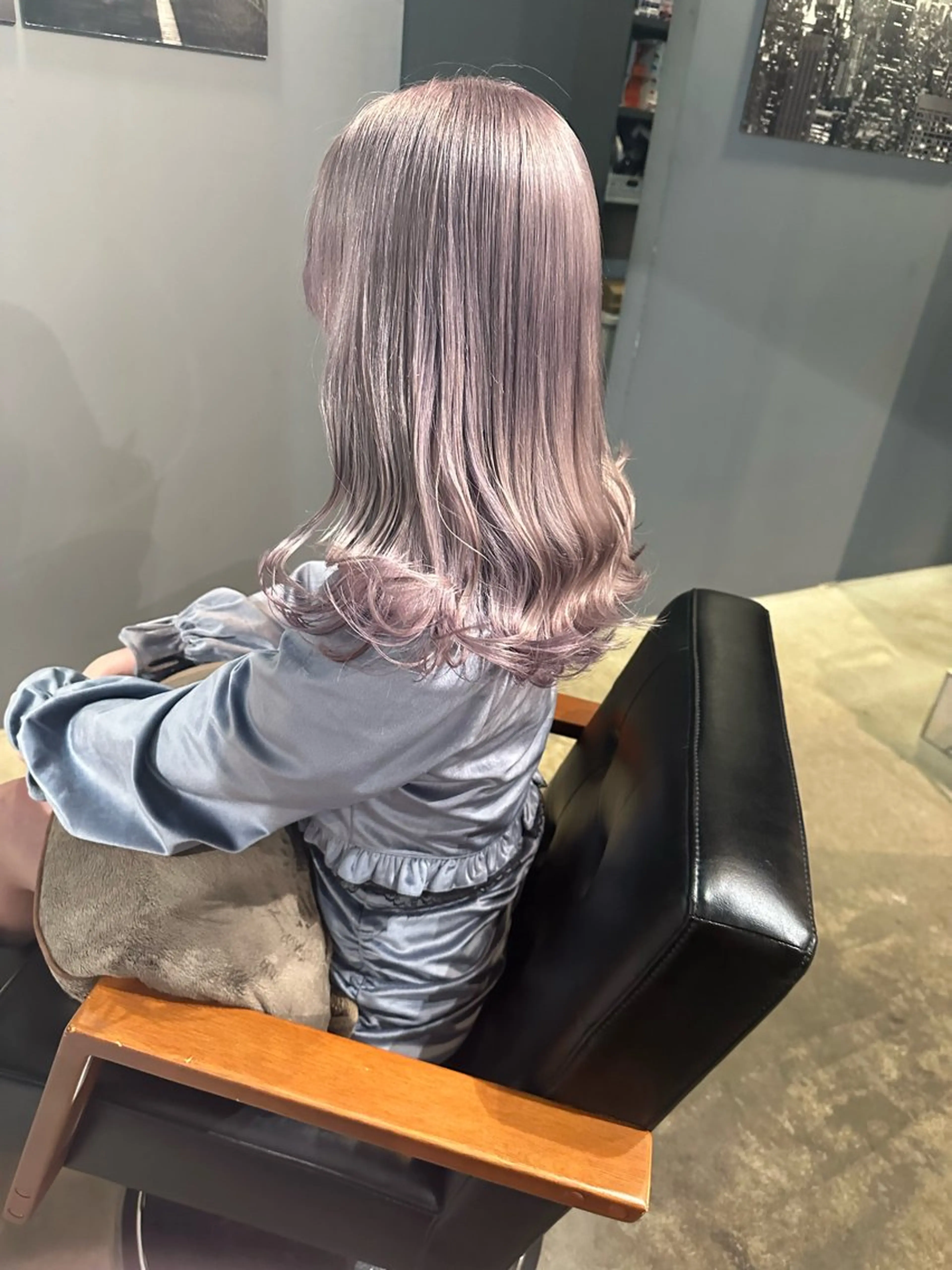 ロング ヘアカラー トリートメント Baby美容師 Ninaのヘアスタイル