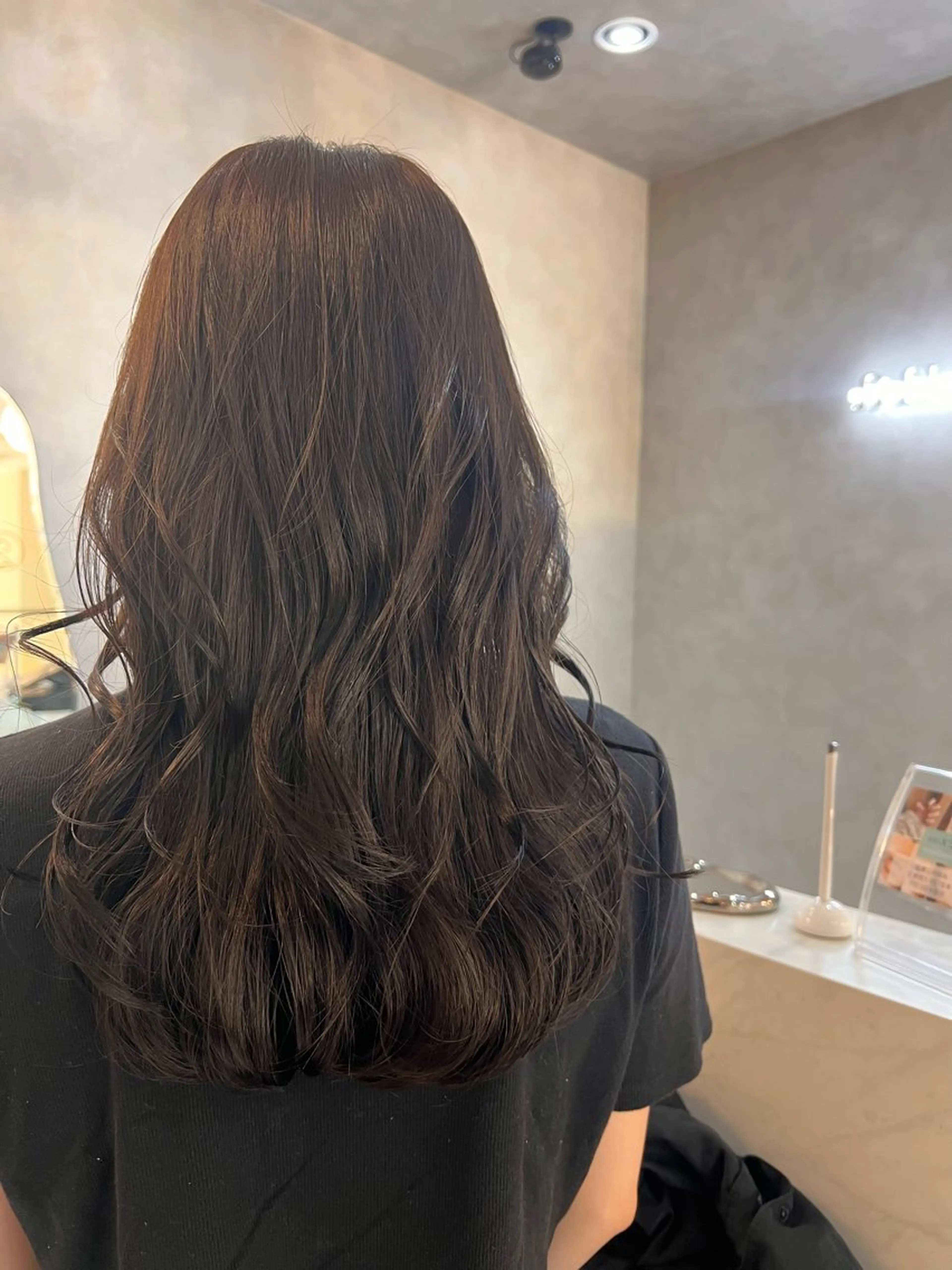 ロング カラー グレージュ カット ヘアカラー トリートメント 💎透明感カラー/ 韓国ヘア💎KANAのヘアスタイル
