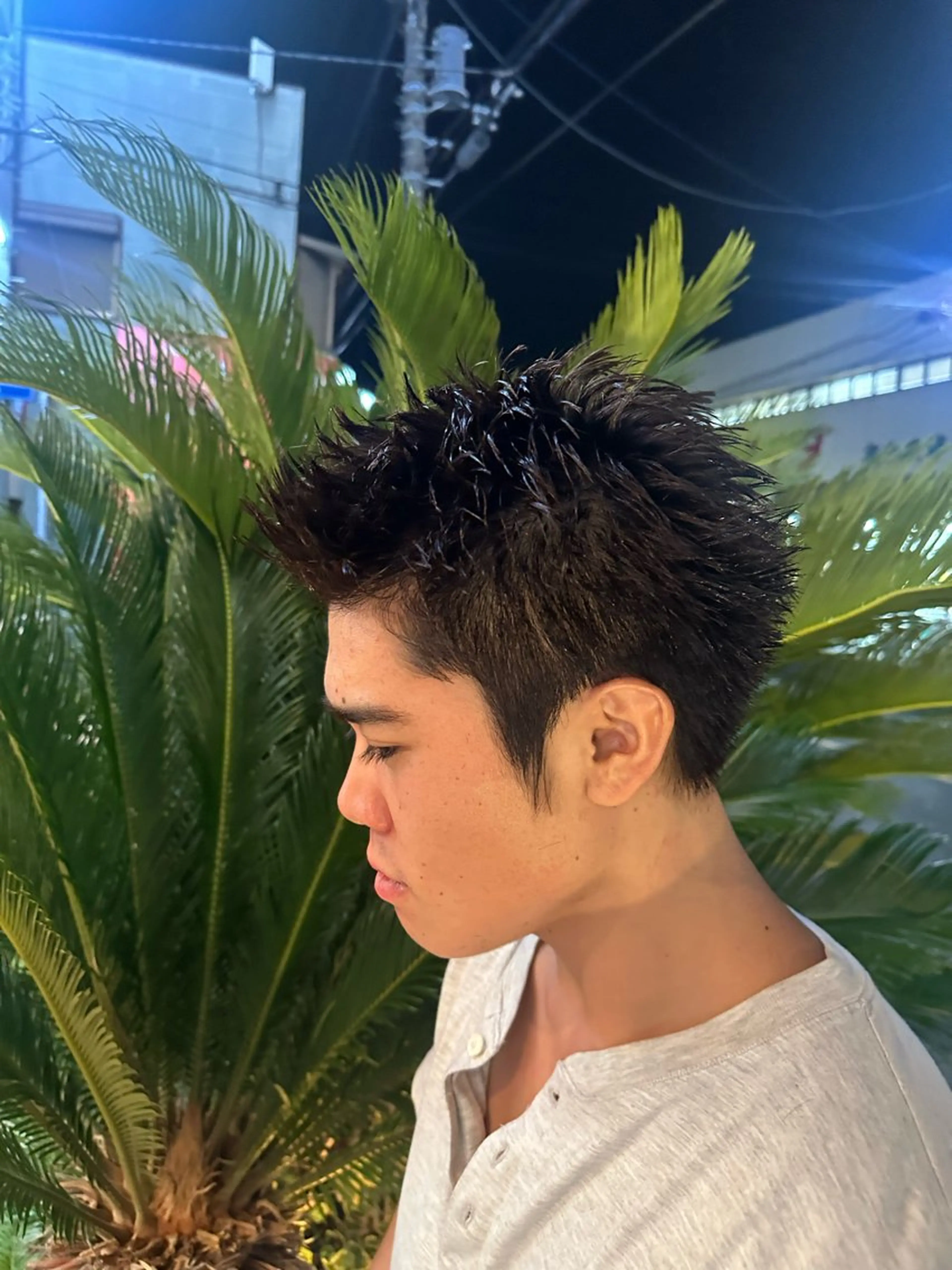 ショート メンズ スパイキーショート ショートヘア カット KAKERU/ボブ/ ショート/パーマ🌱のヘアスタイル