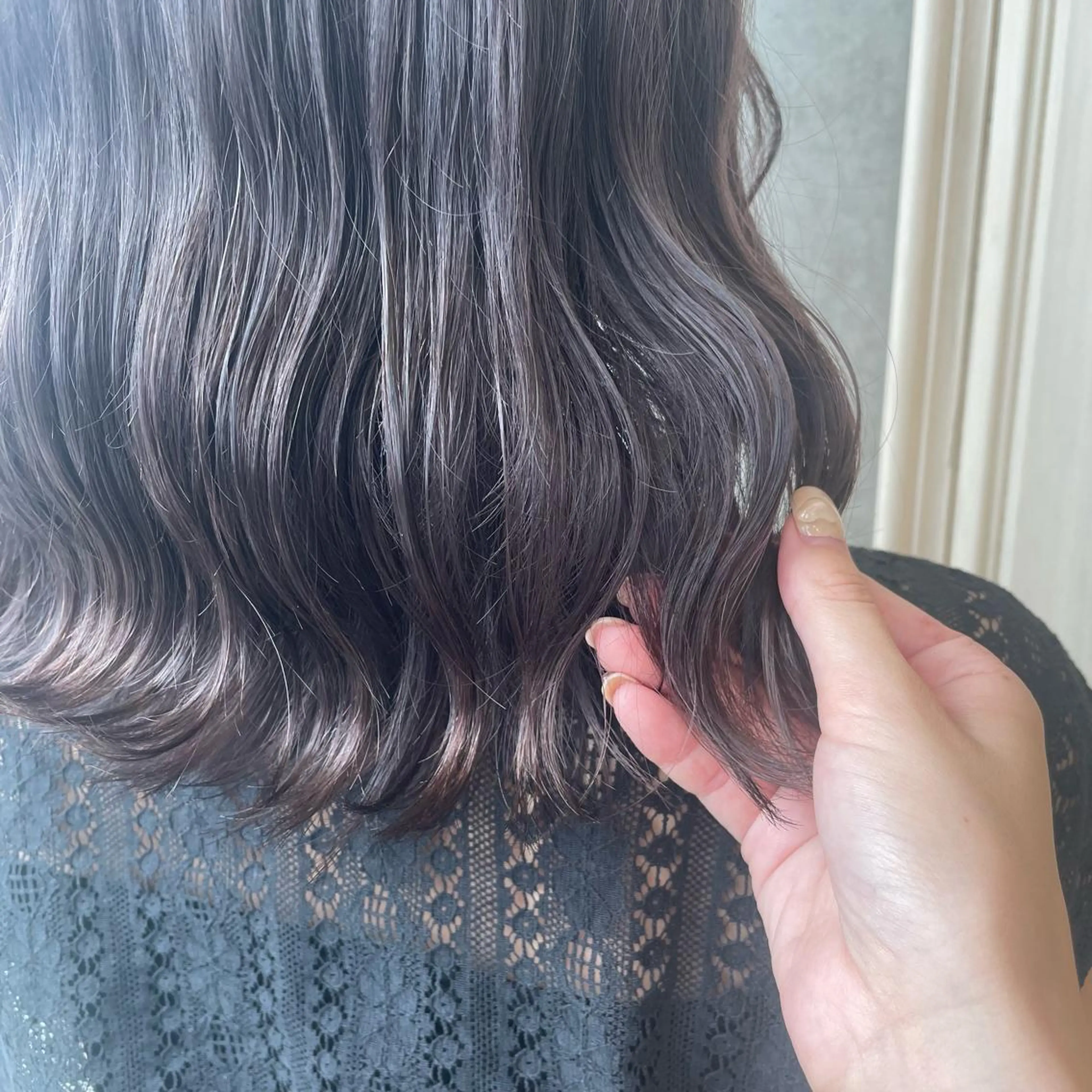 カラー グレージュ ラベンダーカラー 🍪ﾖｼｲﾊﾙﾈ🍪 ﾗﾍﾞﾝﾀﾞｰｶﾗｰのヘアスタイル
