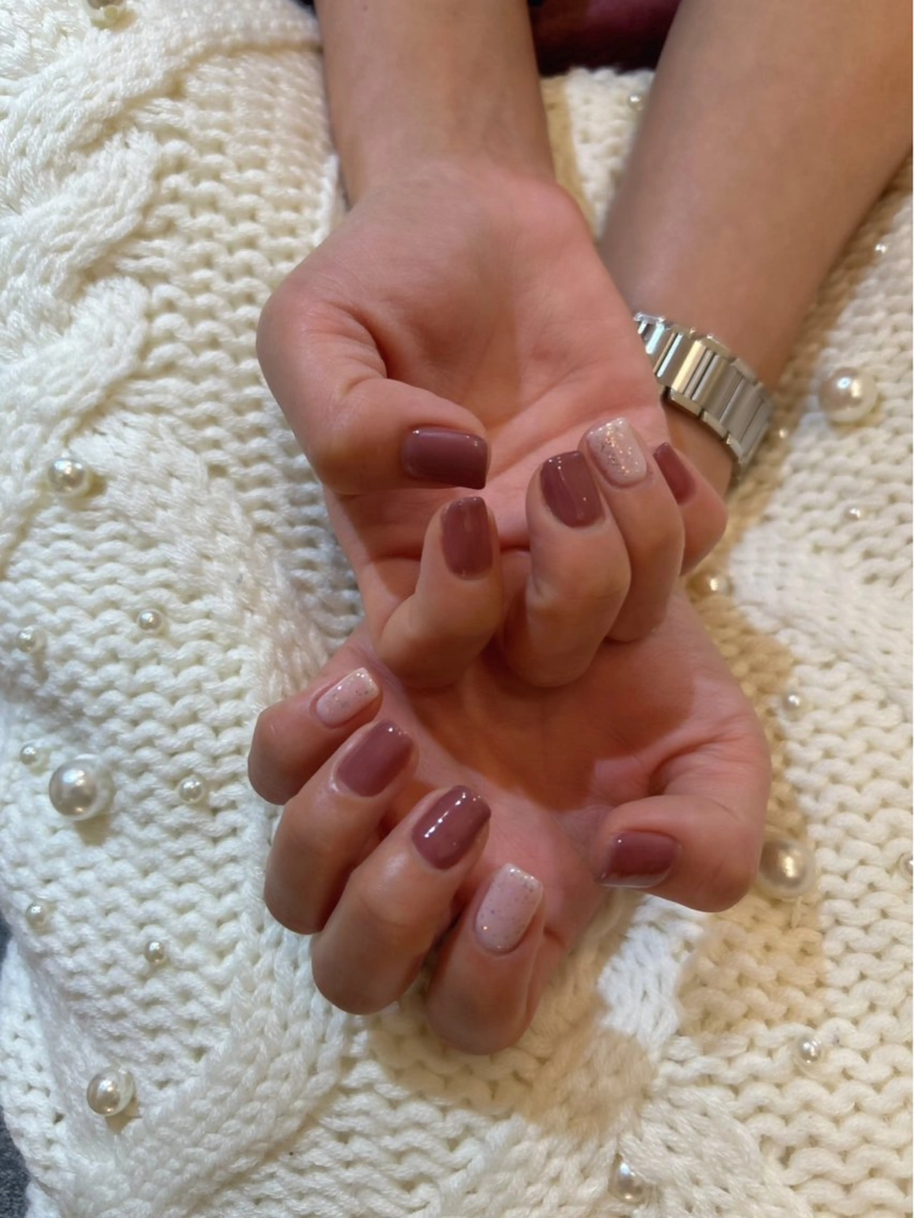 メンズ ネイル ラメ(グリッター) メンズネイル マイムネイル所属・MIMnail Jr ネイリストのネイルデザイン