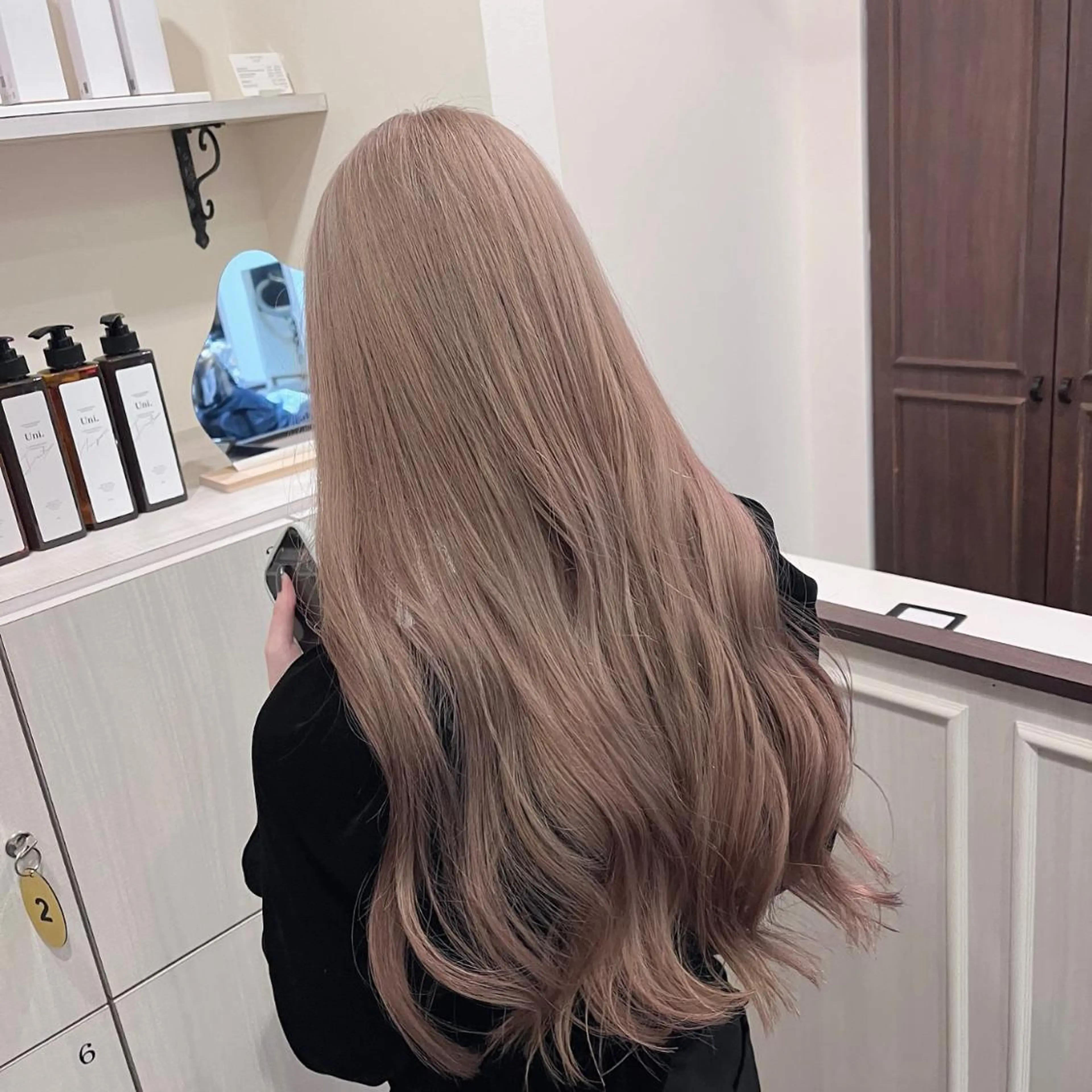 カットカラー髪質改善トリートメントの写真