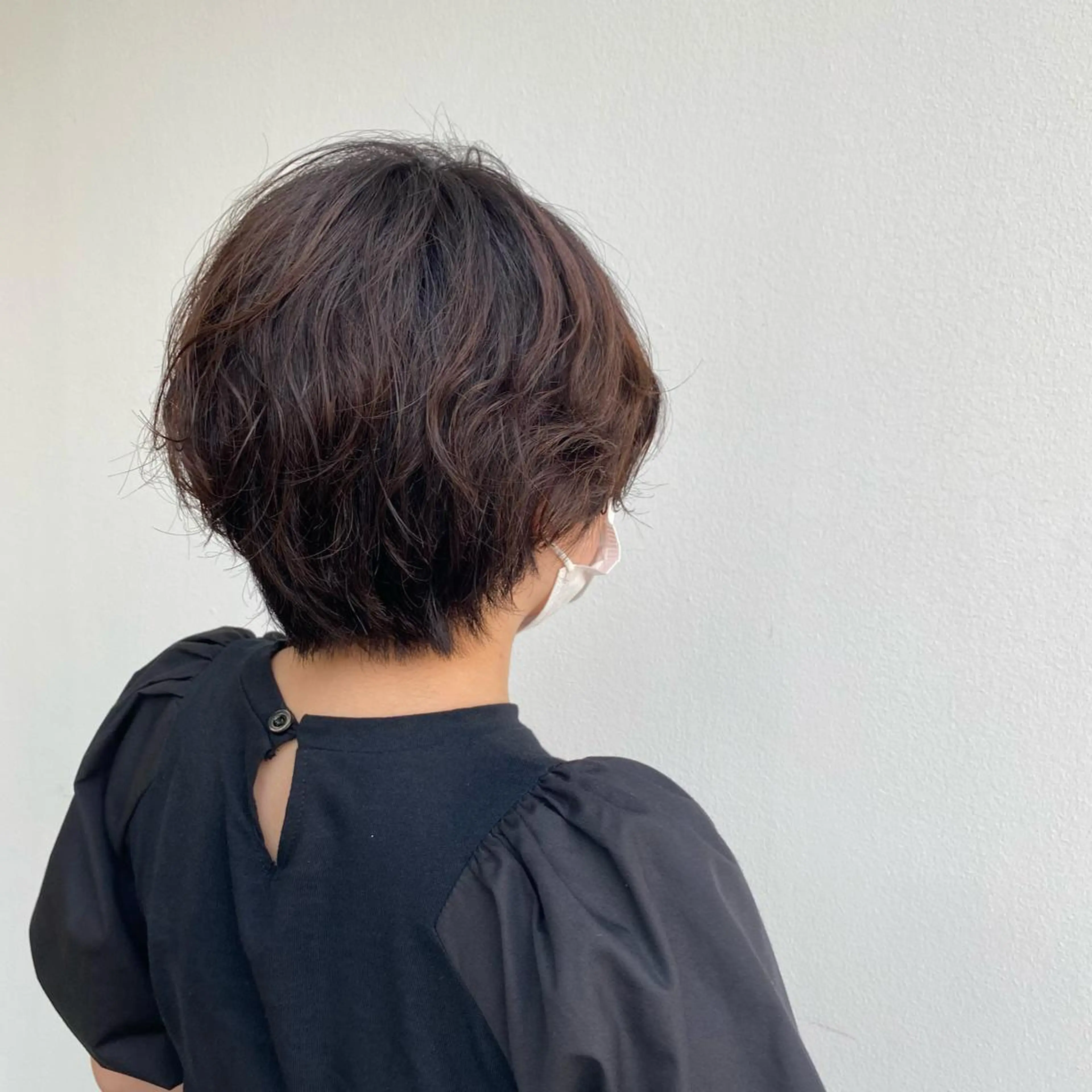 ショート パーマ ハンサムショート ショートヘア ニュアンスパーマ カット パーマ トリートメント Jill franc ＿ﾆｼｻｶ ｱﾔﾉのヘアスタイル