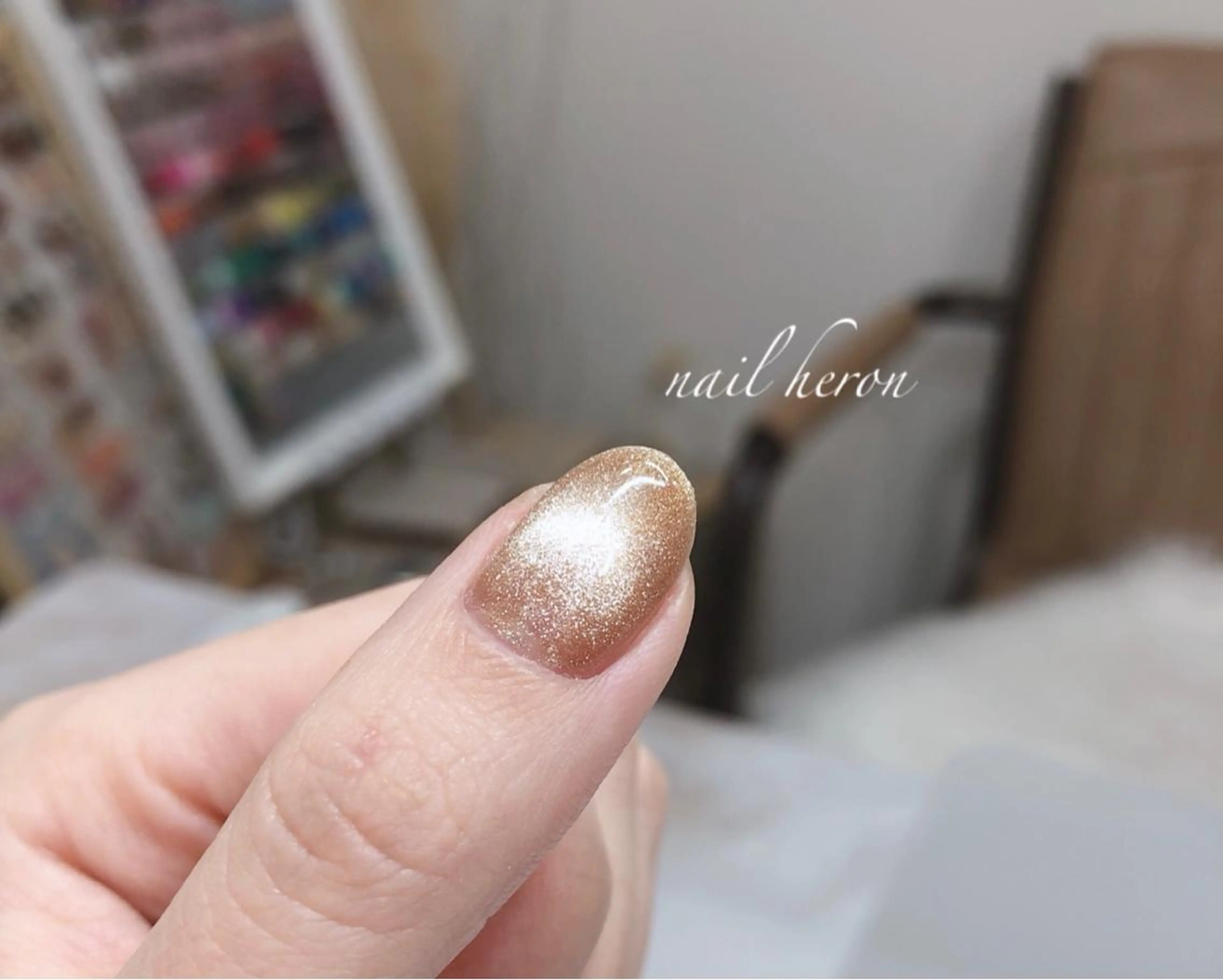 ネイル キラキラネイル マグネットネイル ハンドネイル nail heron所属・saki_ nail heronのその他イメージ