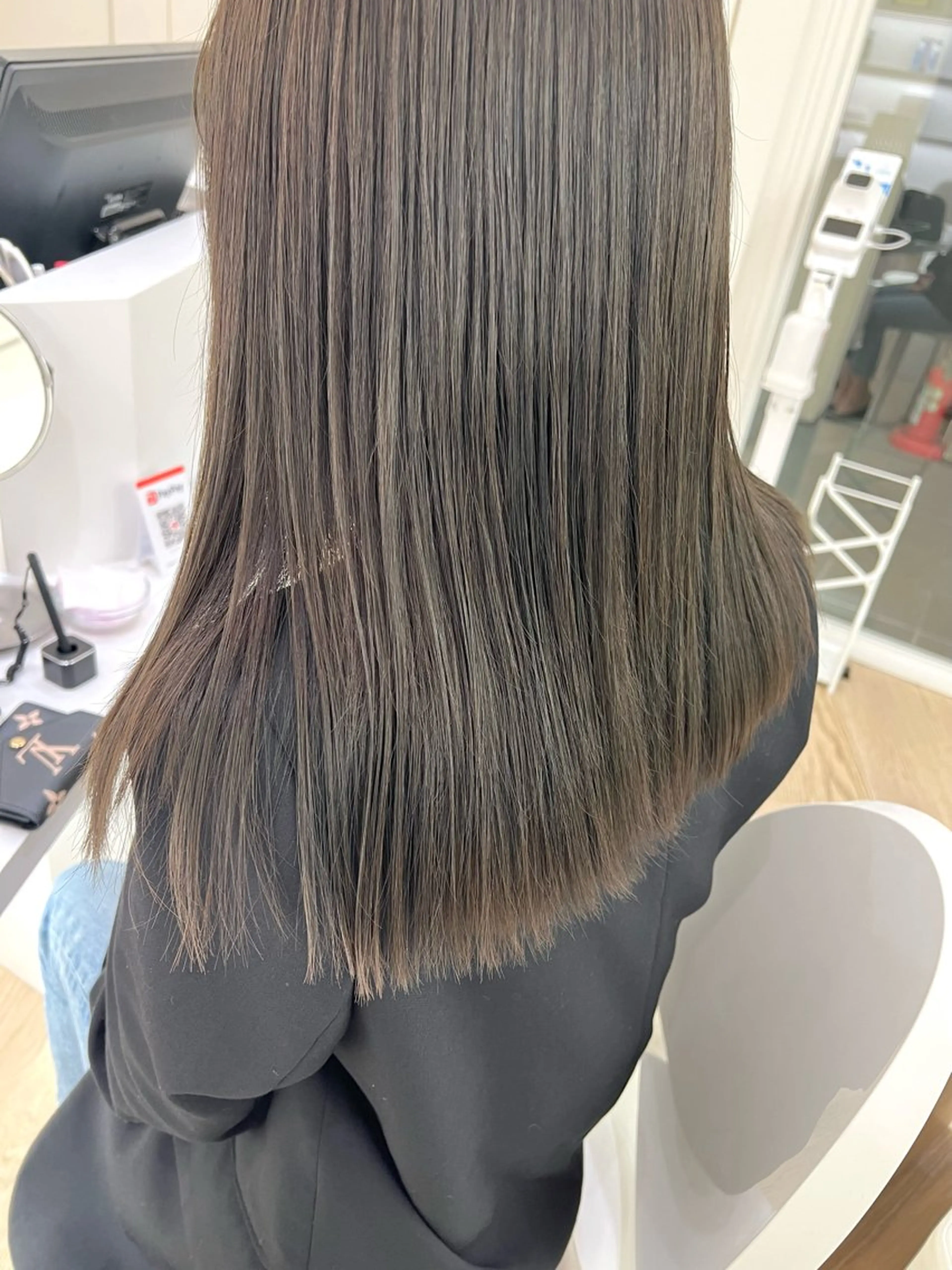 ロング ParveMix 佐々木梨紗🤍のヘアスタイル