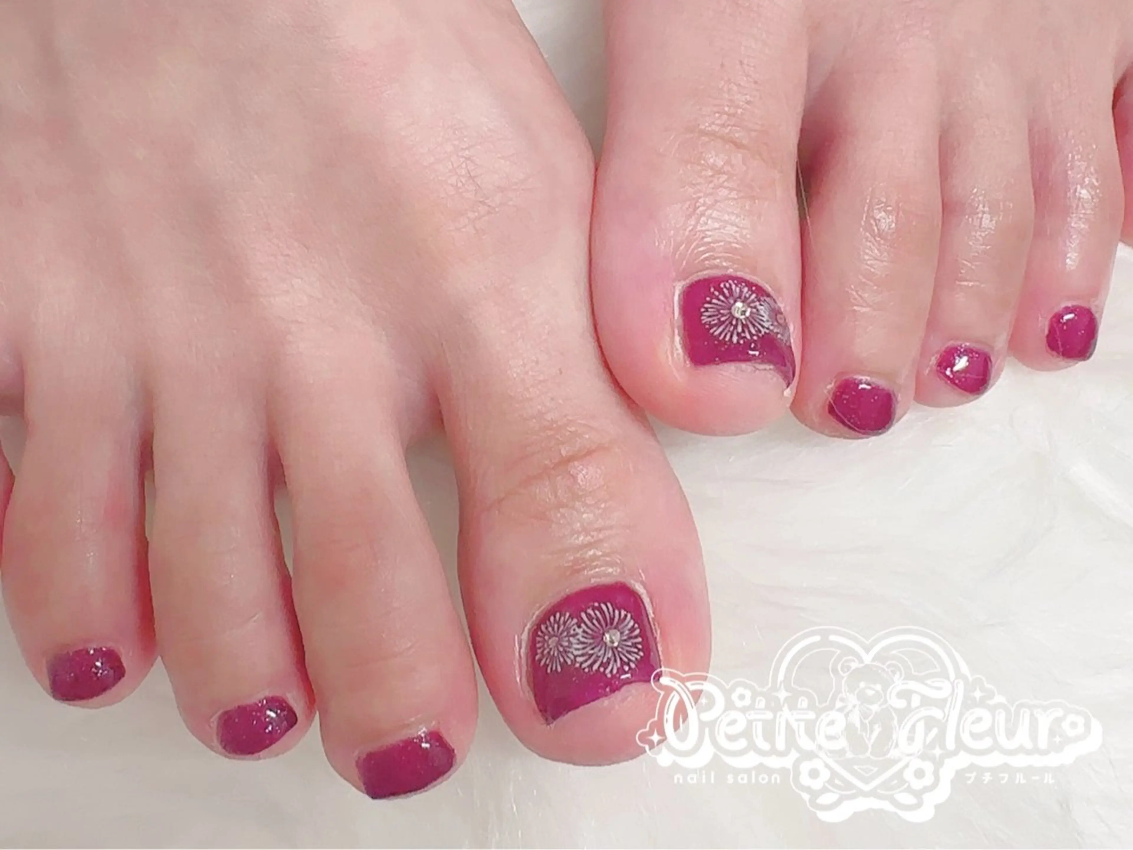 ネイル フットネイル ❁⃘*。Petite fleur❁⃘*りさのネイルデザイン