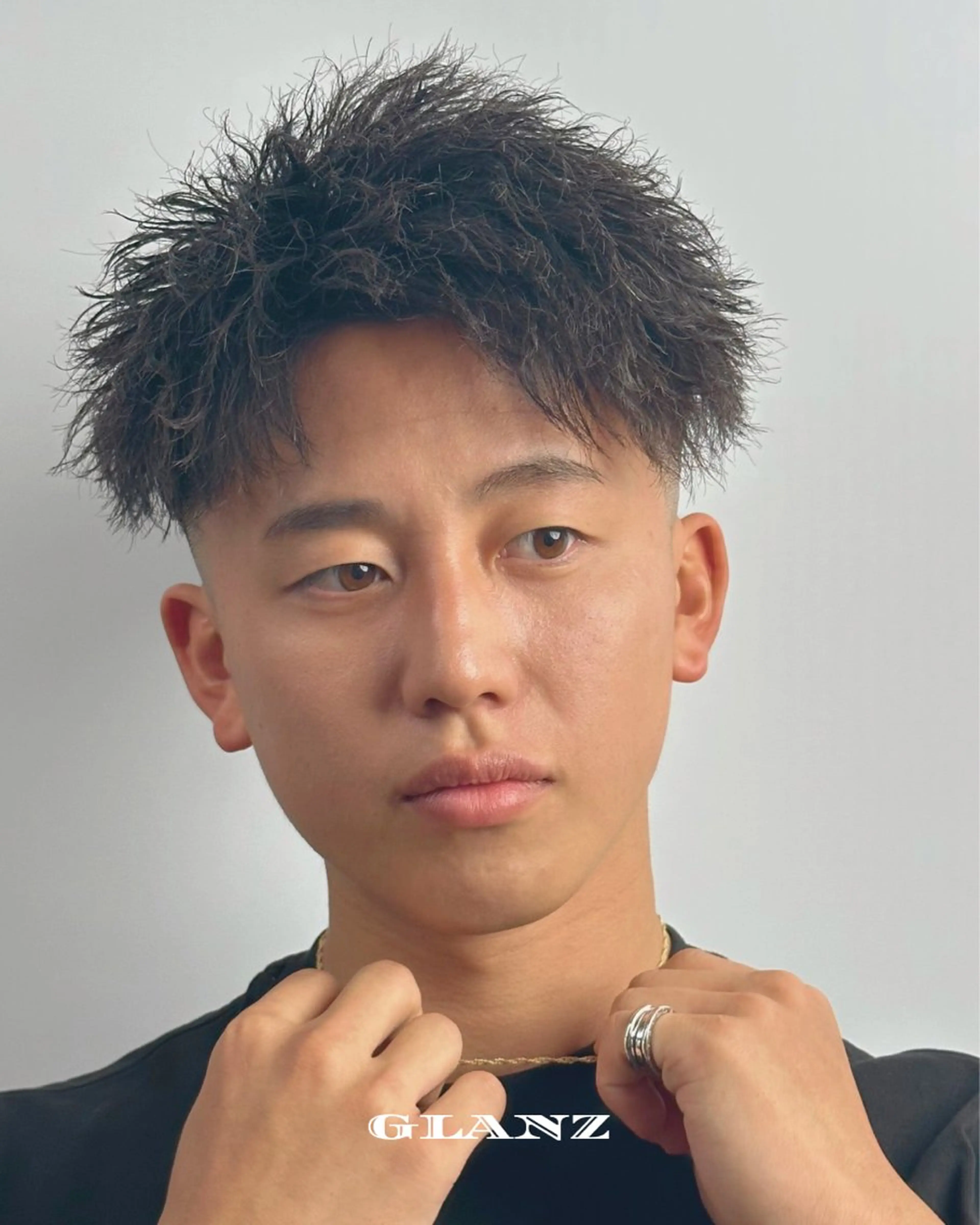 メンズ カット パーマ GLANZ/メンズ カットモデル予約用のヘアスタイル