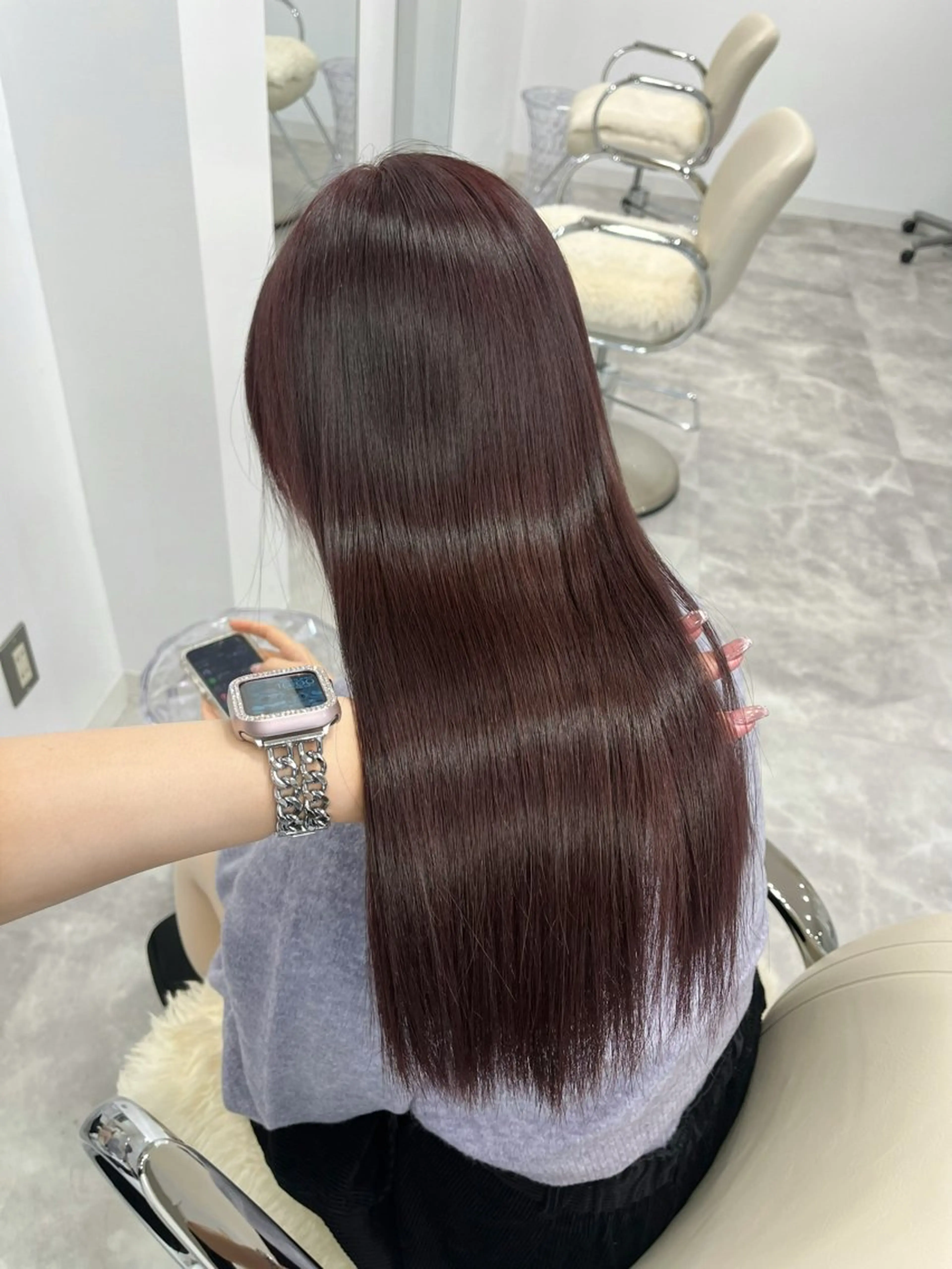 ロング ヘアカラー 𝑴𝑰𝑯𝑶 ／ワンホンヘアのヘアスタイル