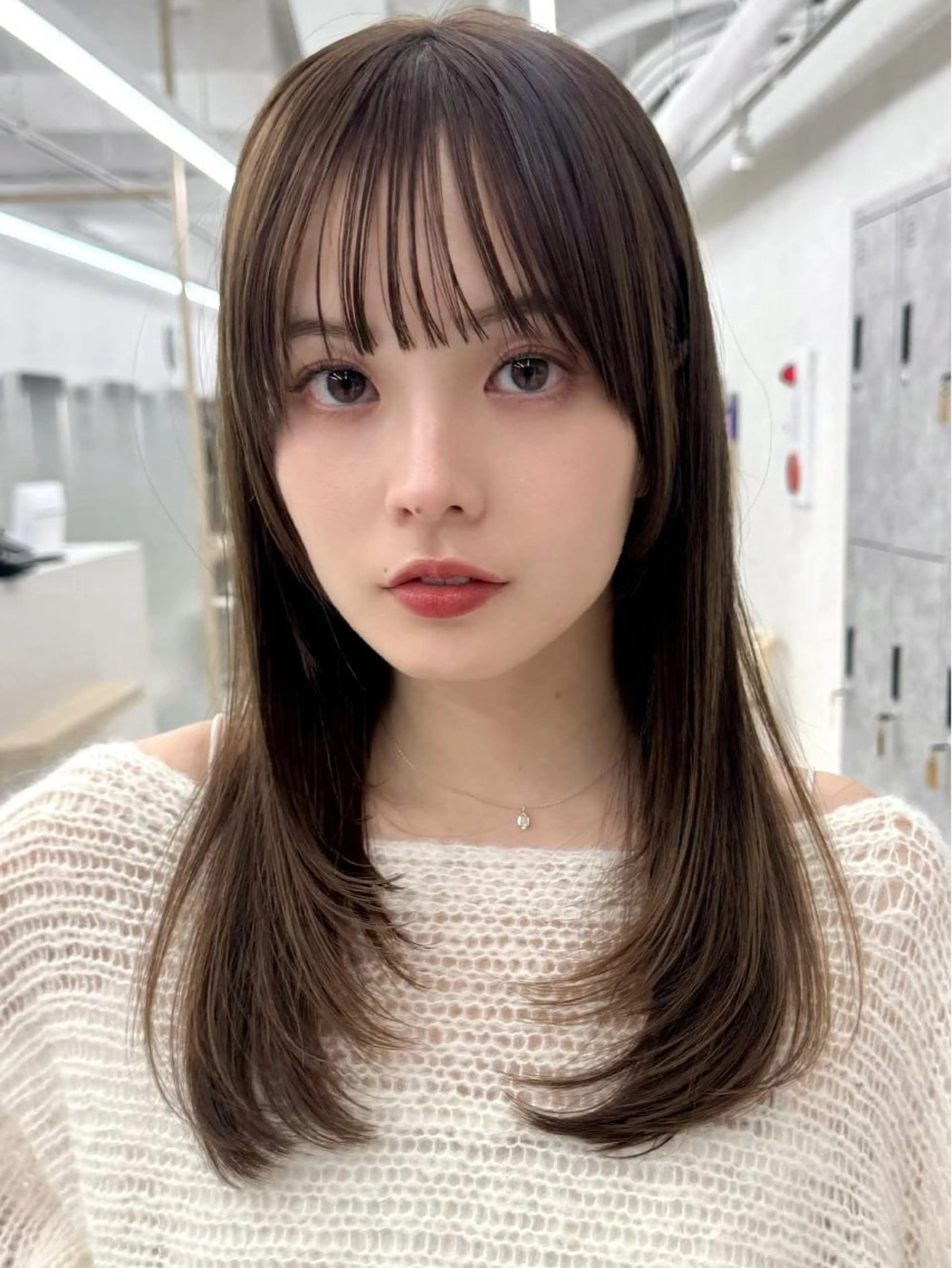 ロング レイヤーカット orente 表参道 mayukiのヘアスタイル