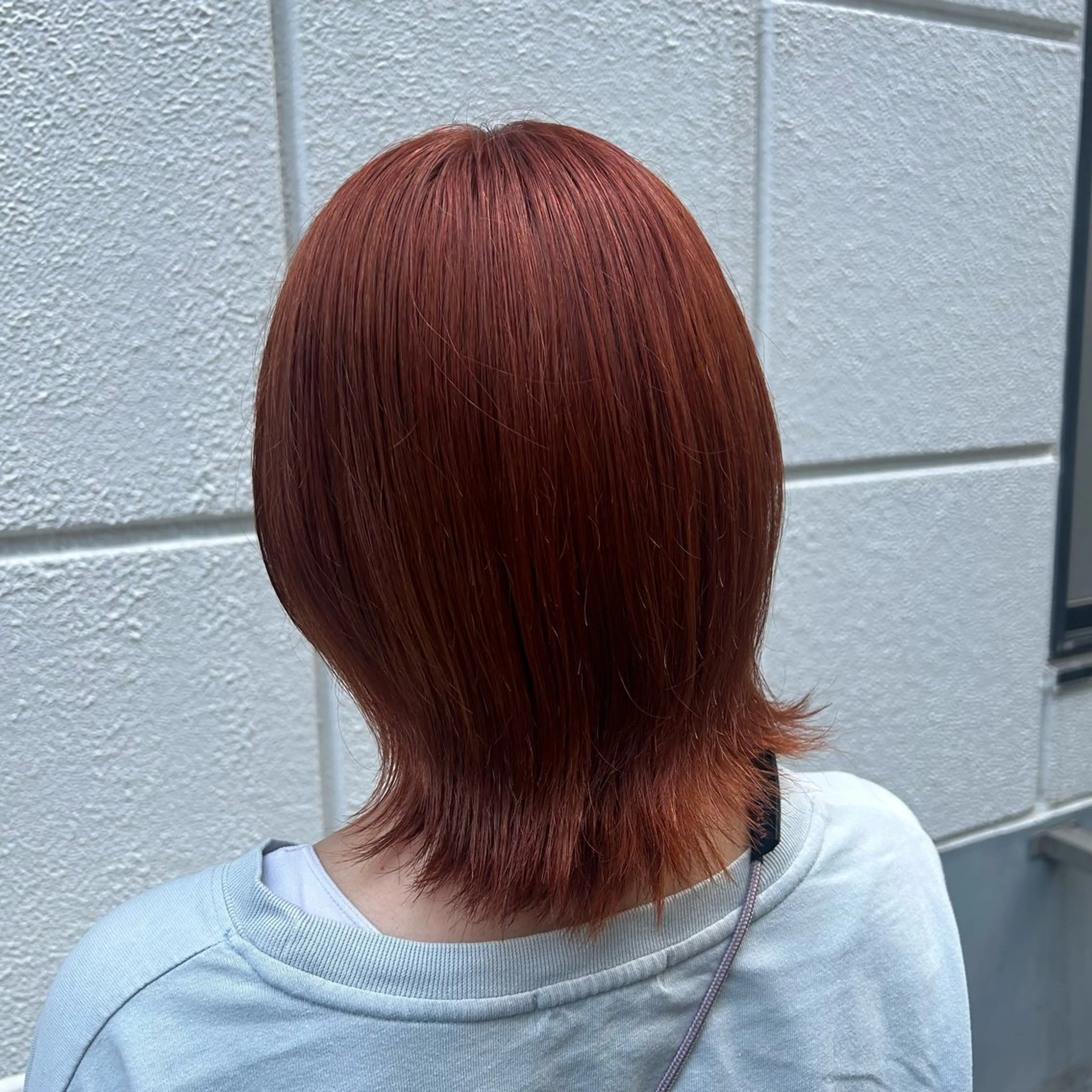 カラー オレンジ [透明感カラ ー🥣💕]高木愛理のヘアスタイル